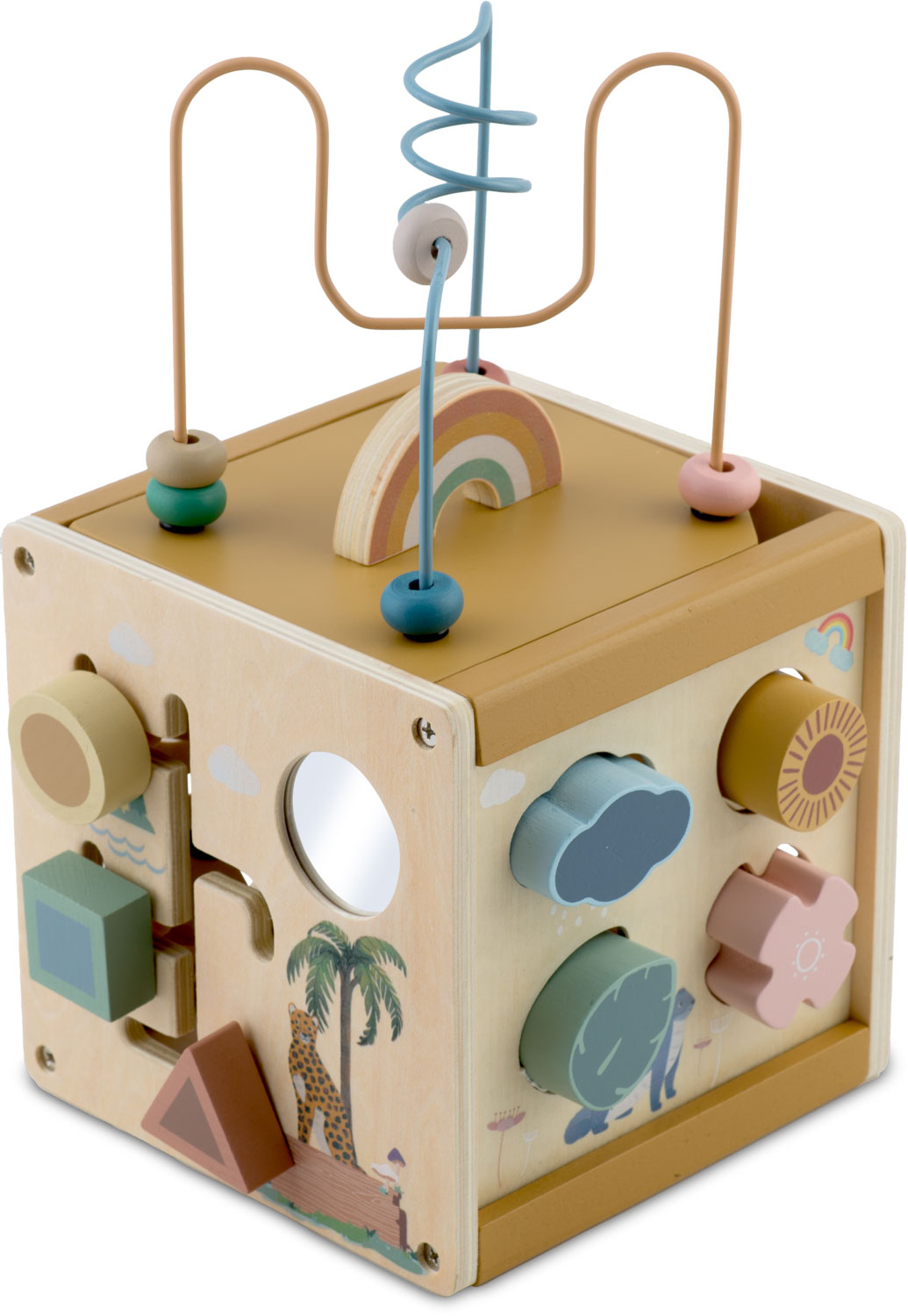 Puidust sensoorne mängukuubik NK-861 Nukido - Image 3