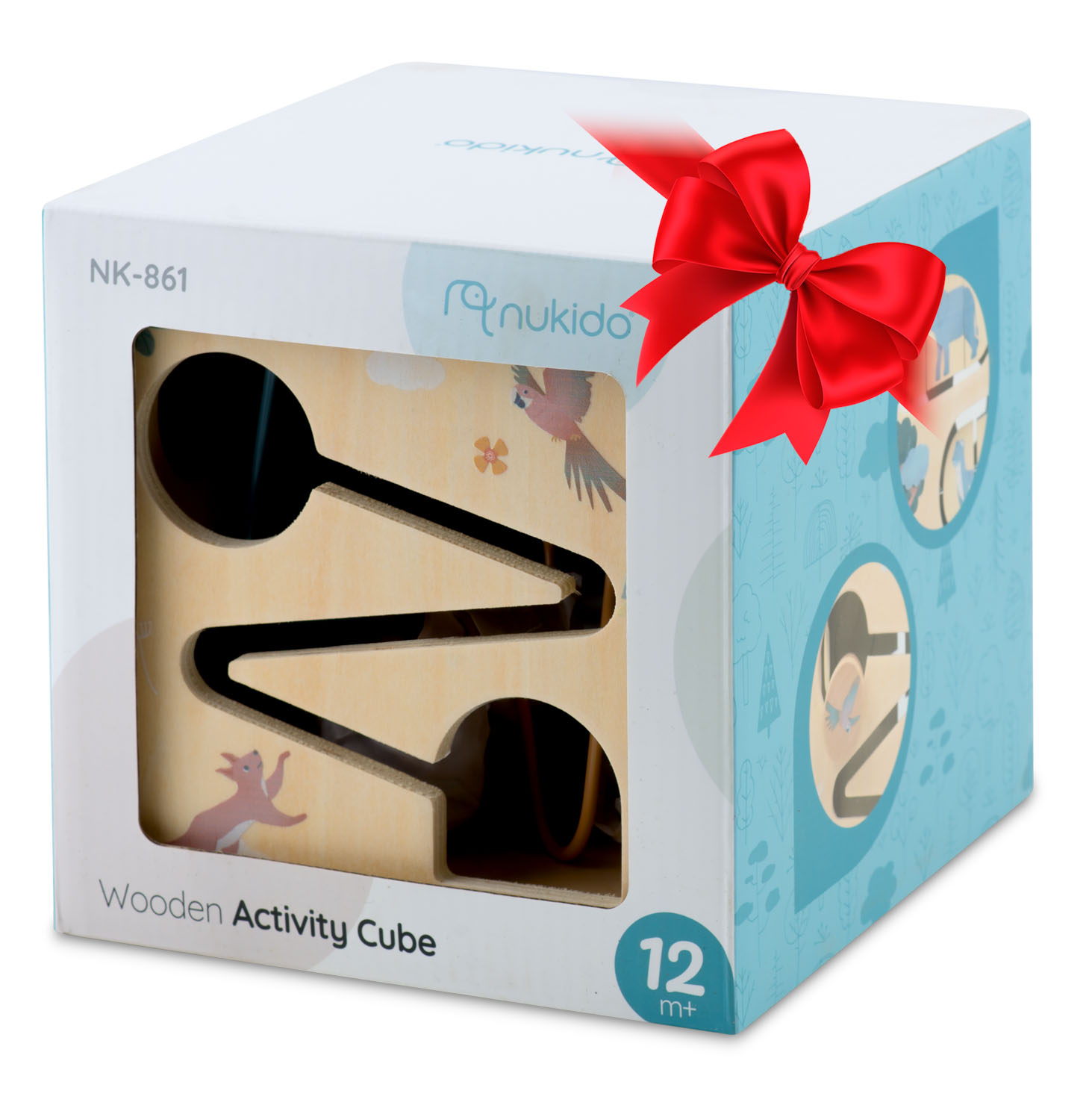 Puidust sensoorne mängukuubik NK-861 Nukido - Image 6