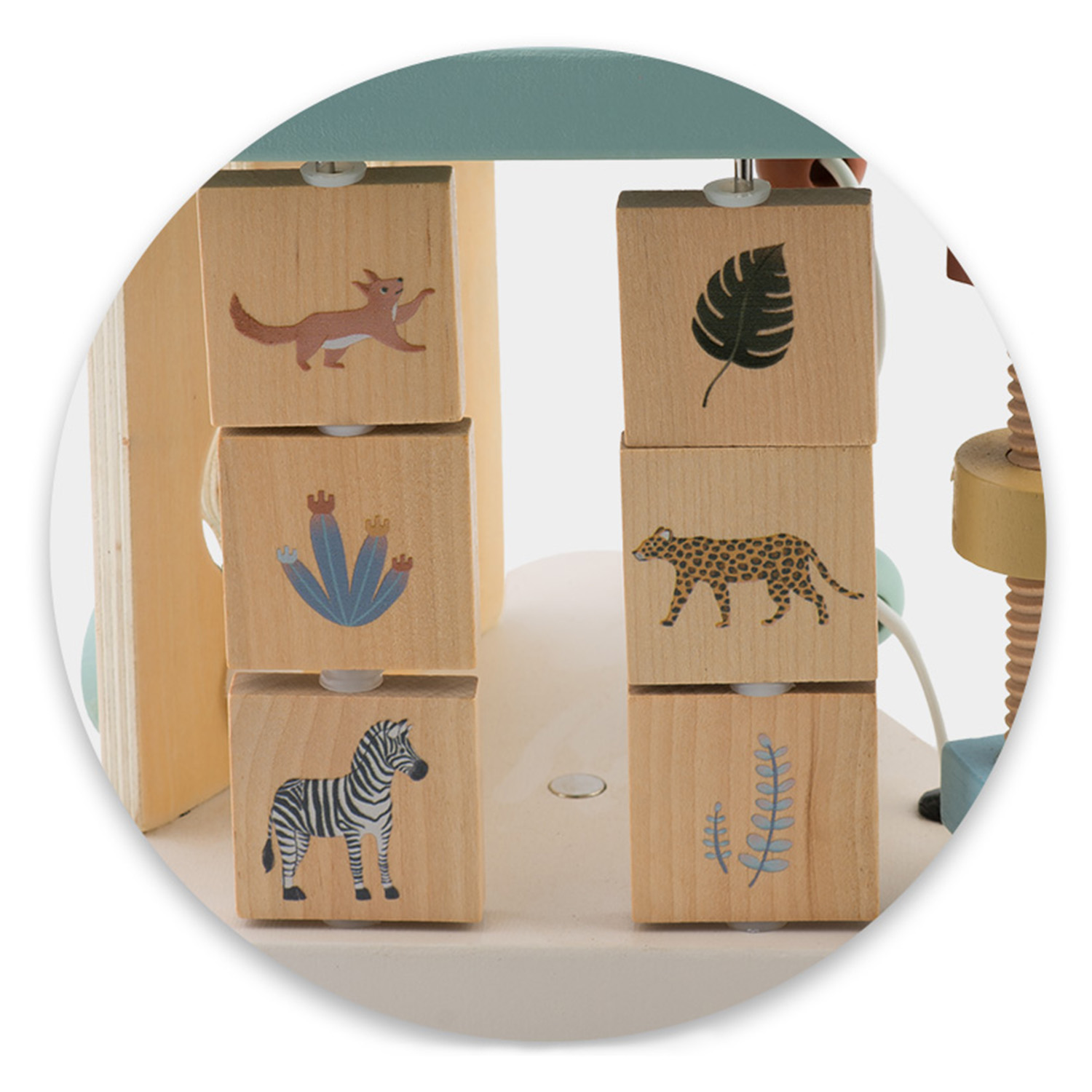 Puidust sensoorne mängukolmnurk NK-860 Nukido - Image 6