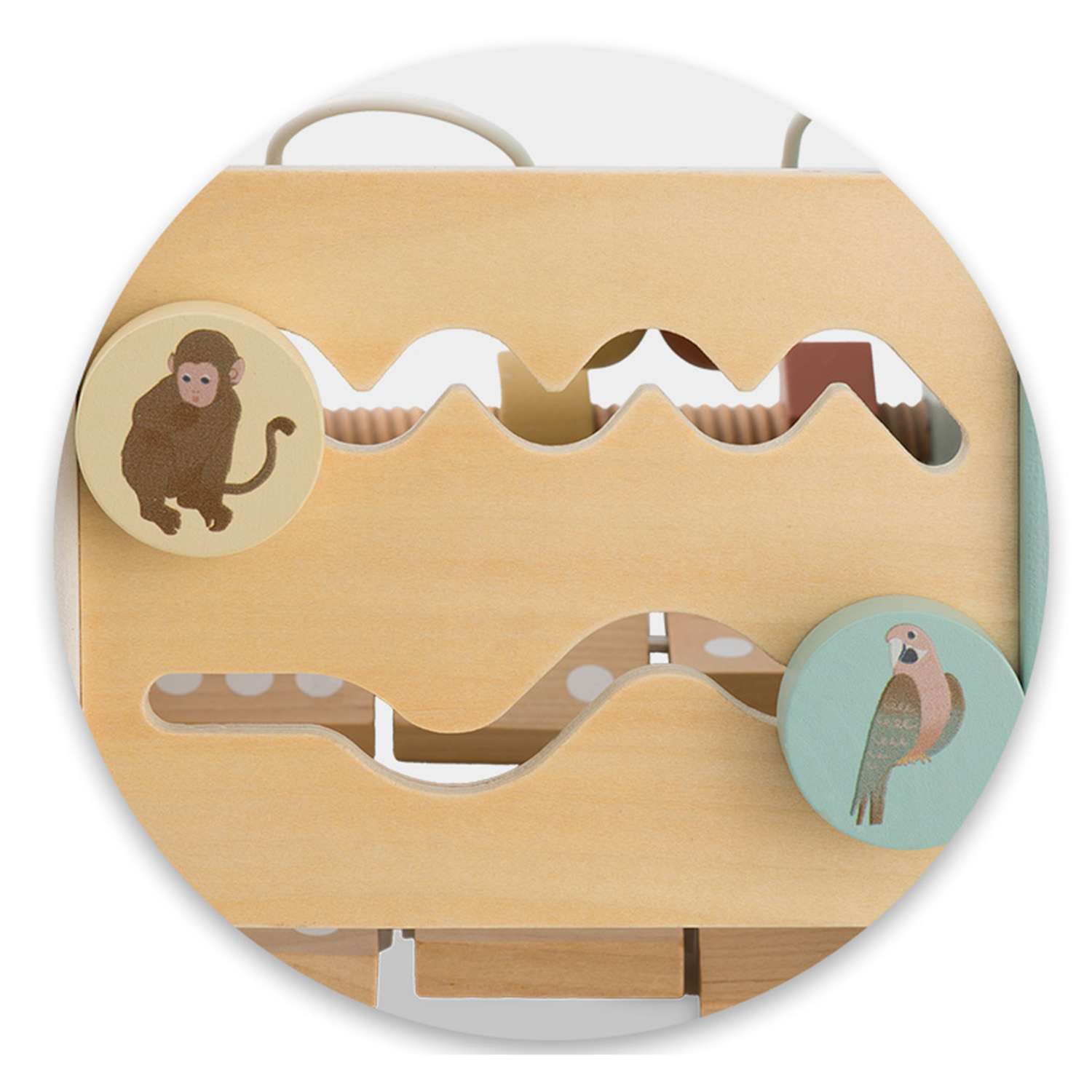 Puidust sensoorne mängukolmnurk NK-860 Nukido - Image 7