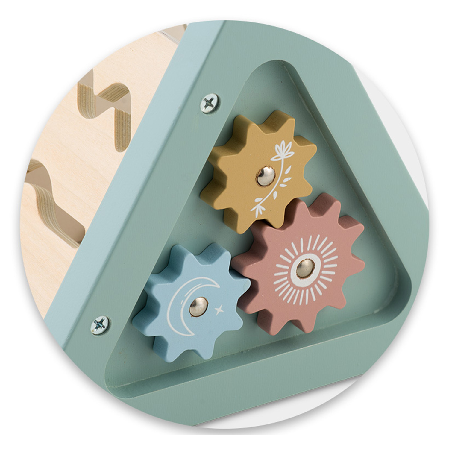 Puidust sensoorne mängukolmnurk NK-860 Nukido - Image 8