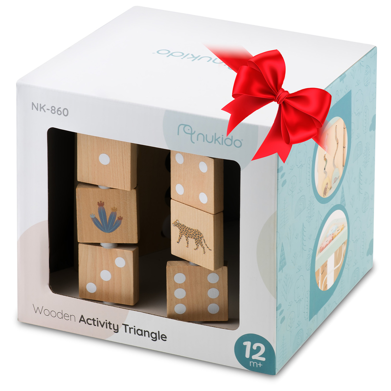 Puidust sensoorne mängukolmnurk NK-860 Nukido - Image 11