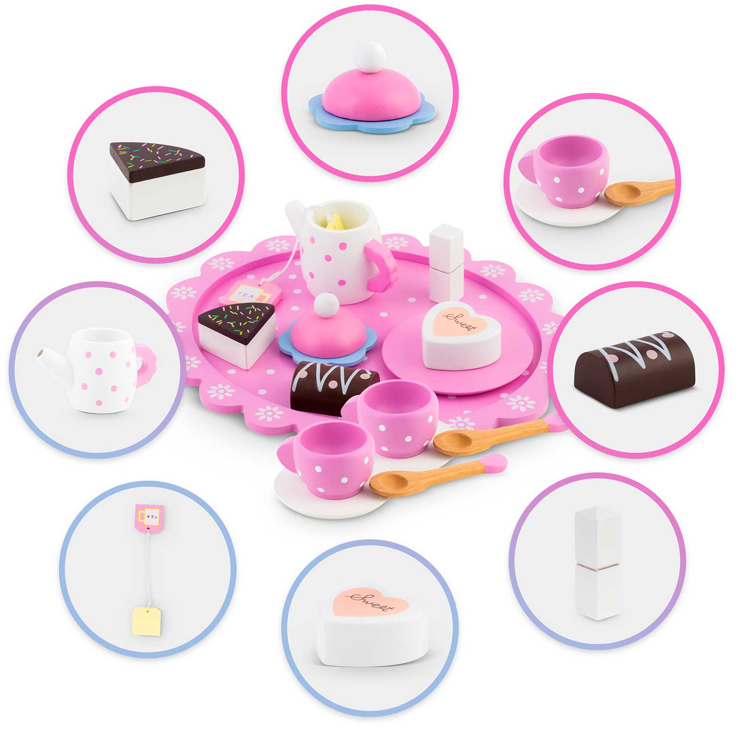 Puidust mänguteekomplekt RK-869 Ricokids - Image 3