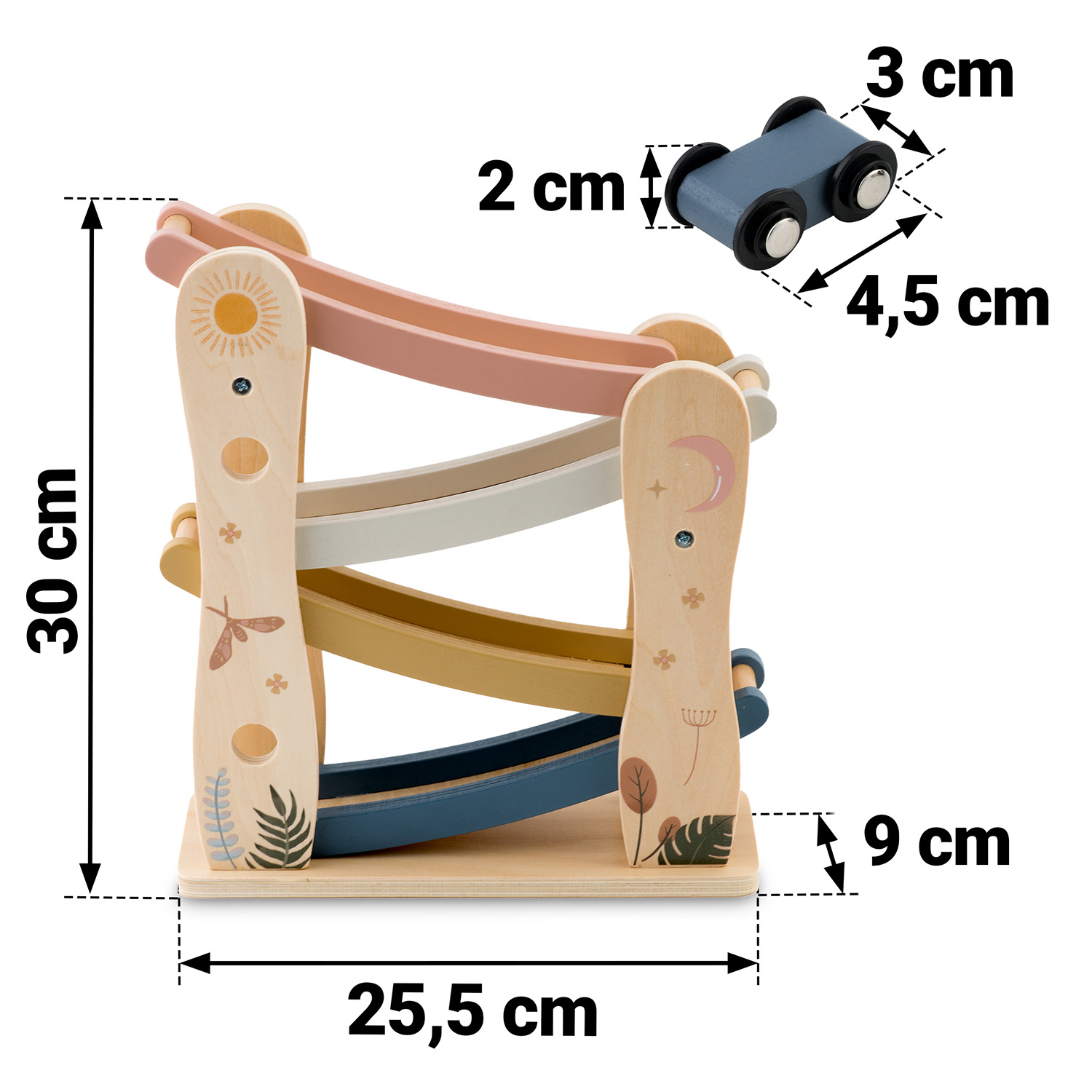 Puidust liumägi autodega NK-855 Nukido - Image 6