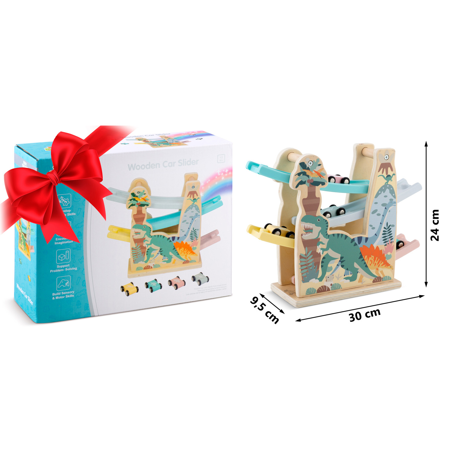 Puidust liumägi autodega RK-867 Ricokids - Image 4