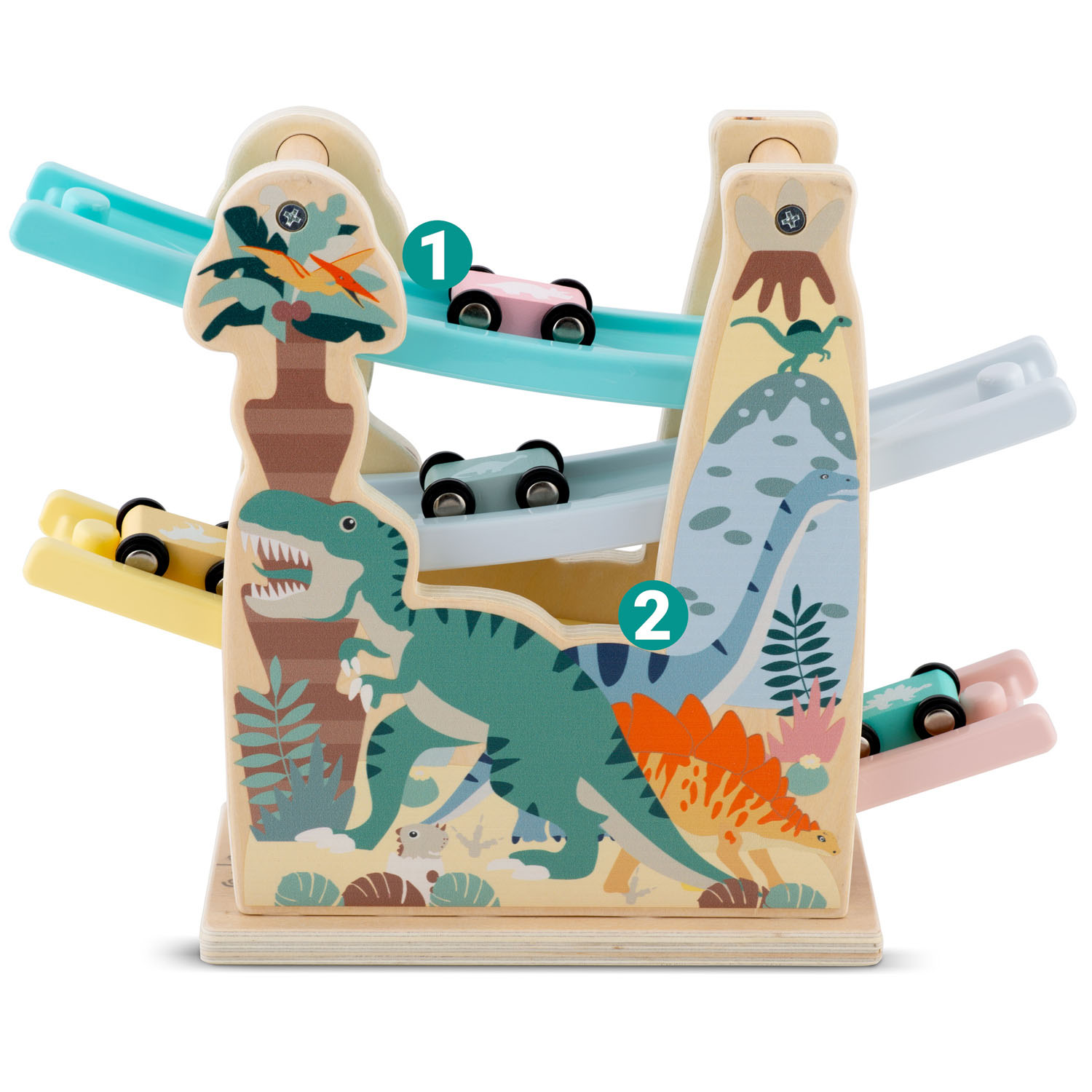 Puidust liumägi autodega RK-867 Ricokids - Image 6