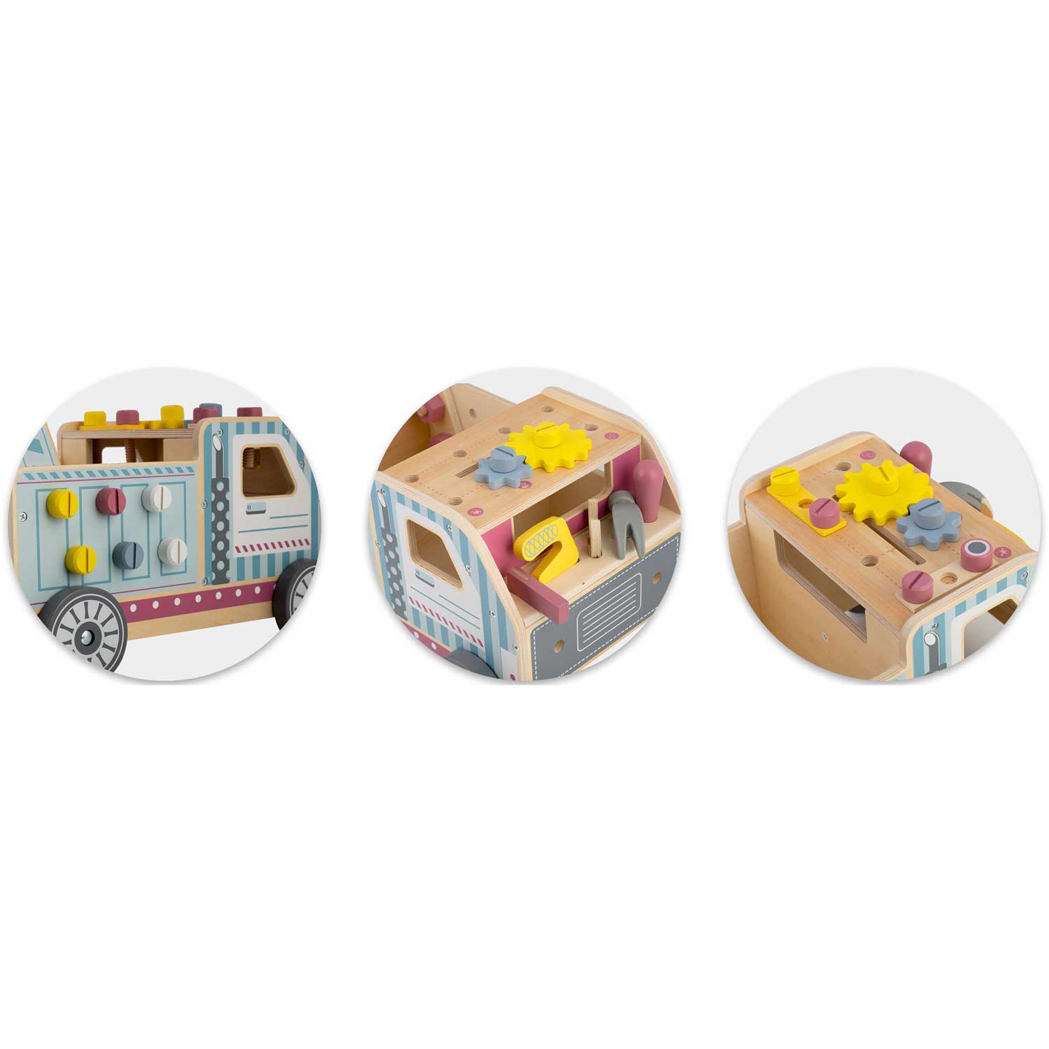 Puidust käimisratt tööriistadega RK-874 Ricokids - Image 8