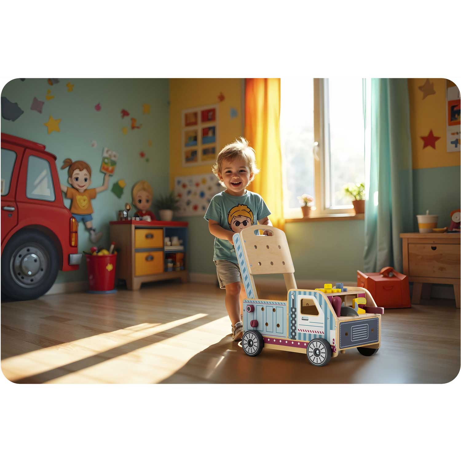 Puidust käimisratt tööriistadega RK-874 Ricokids - Image 9