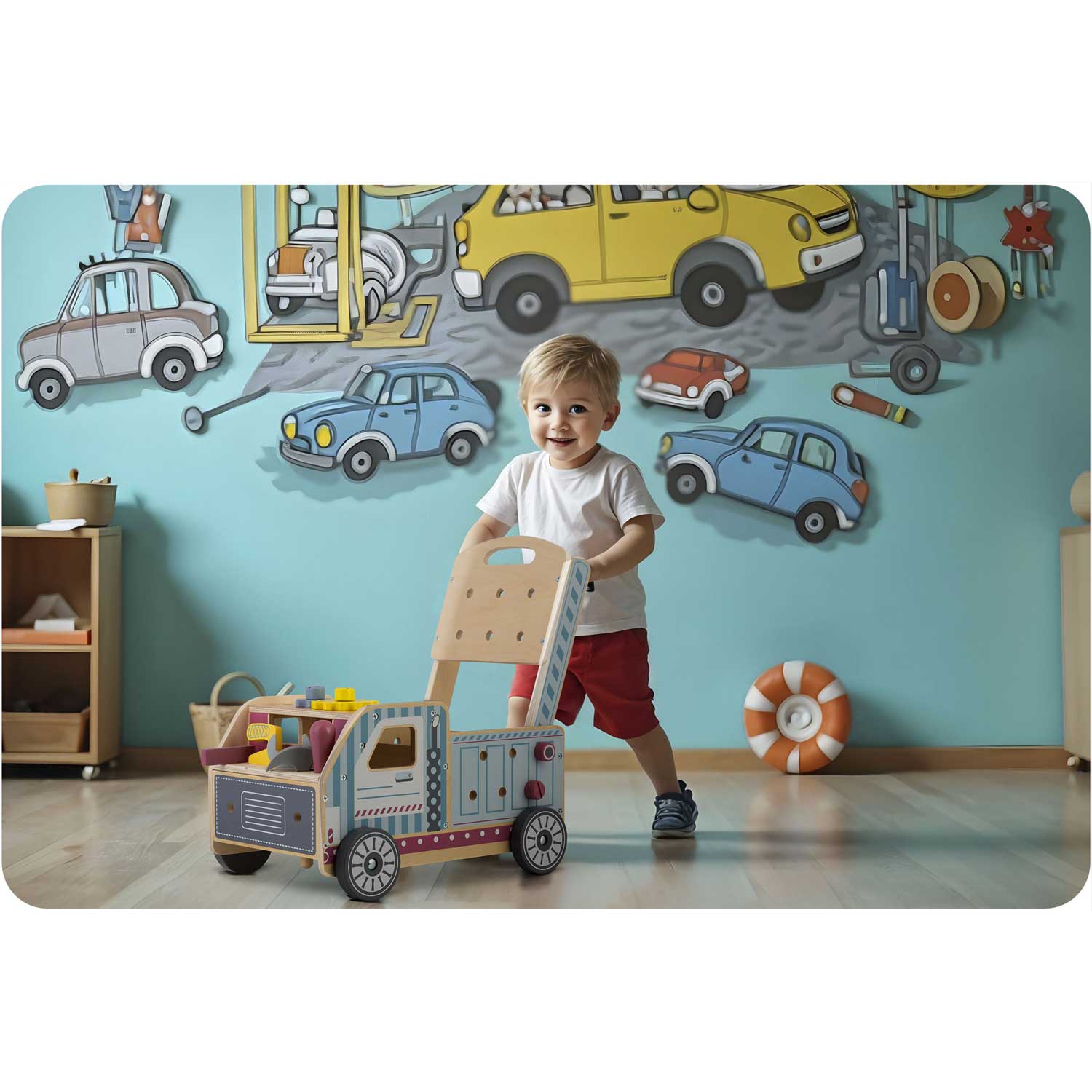 Puidust käimisratt tööriistadega RK-874 Ricokids - Image 10