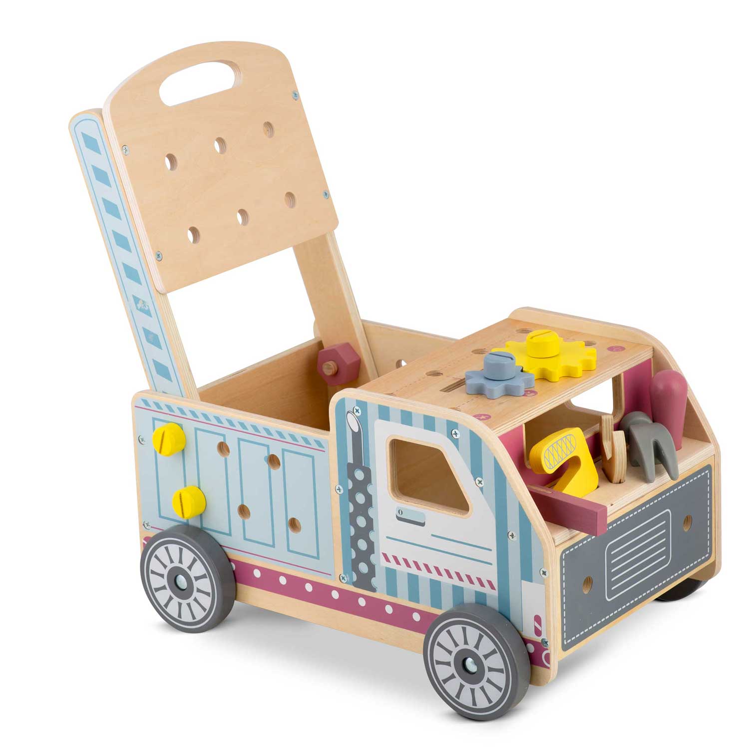 Puidust käimisratt tööriistadega RK-874 Ricokids - Image 3