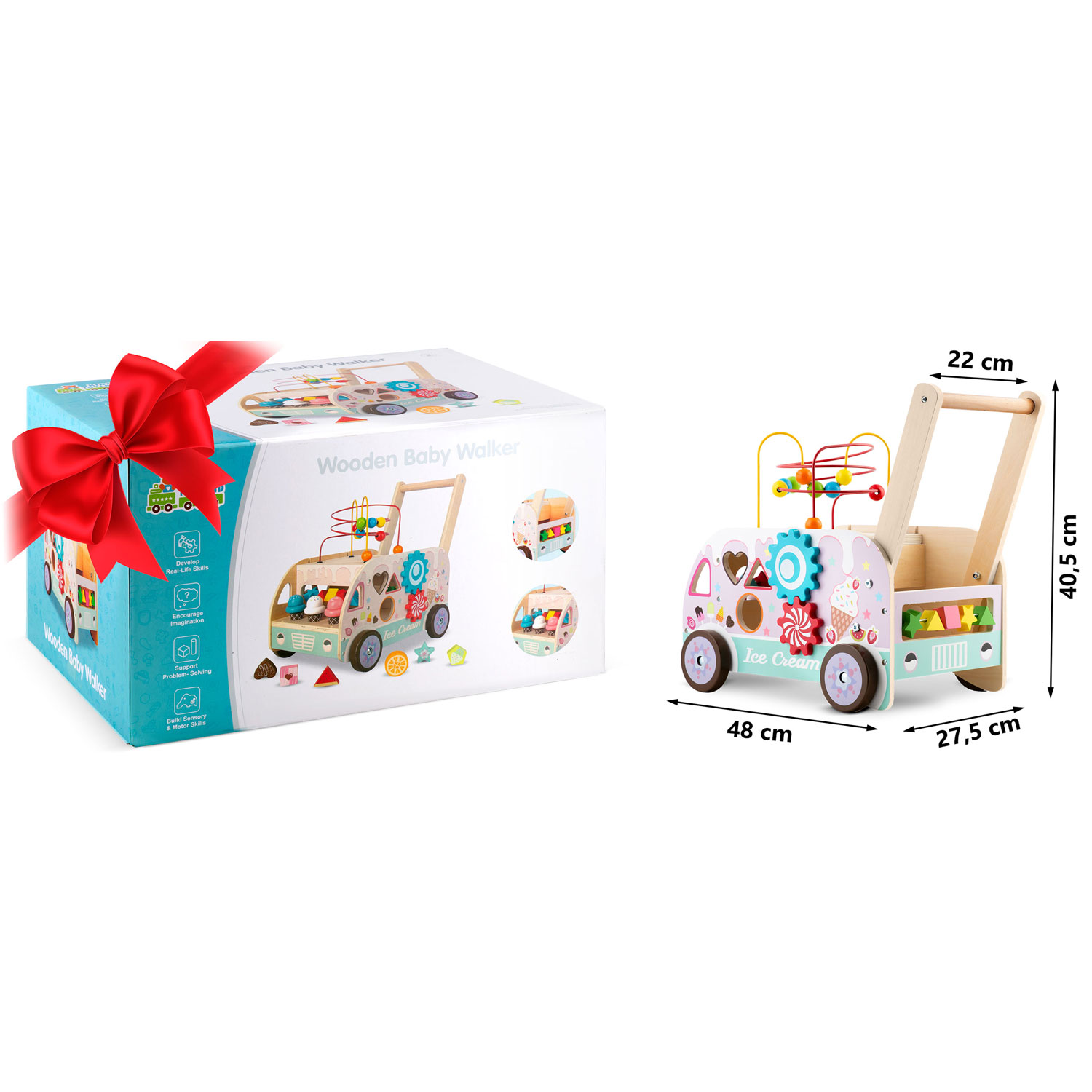 Puidust jäätisekäijad RK-873 Ricokids - Image 7