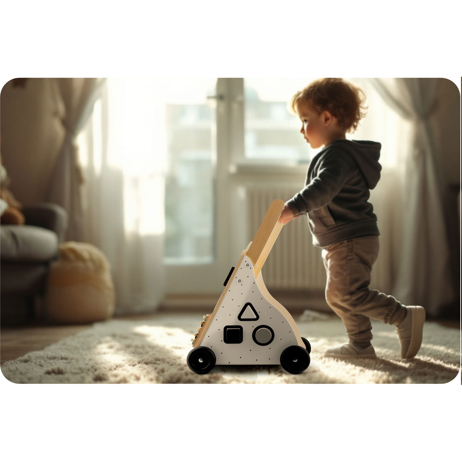 Puidust käimisratt RK-875 Ricokids - Image 9