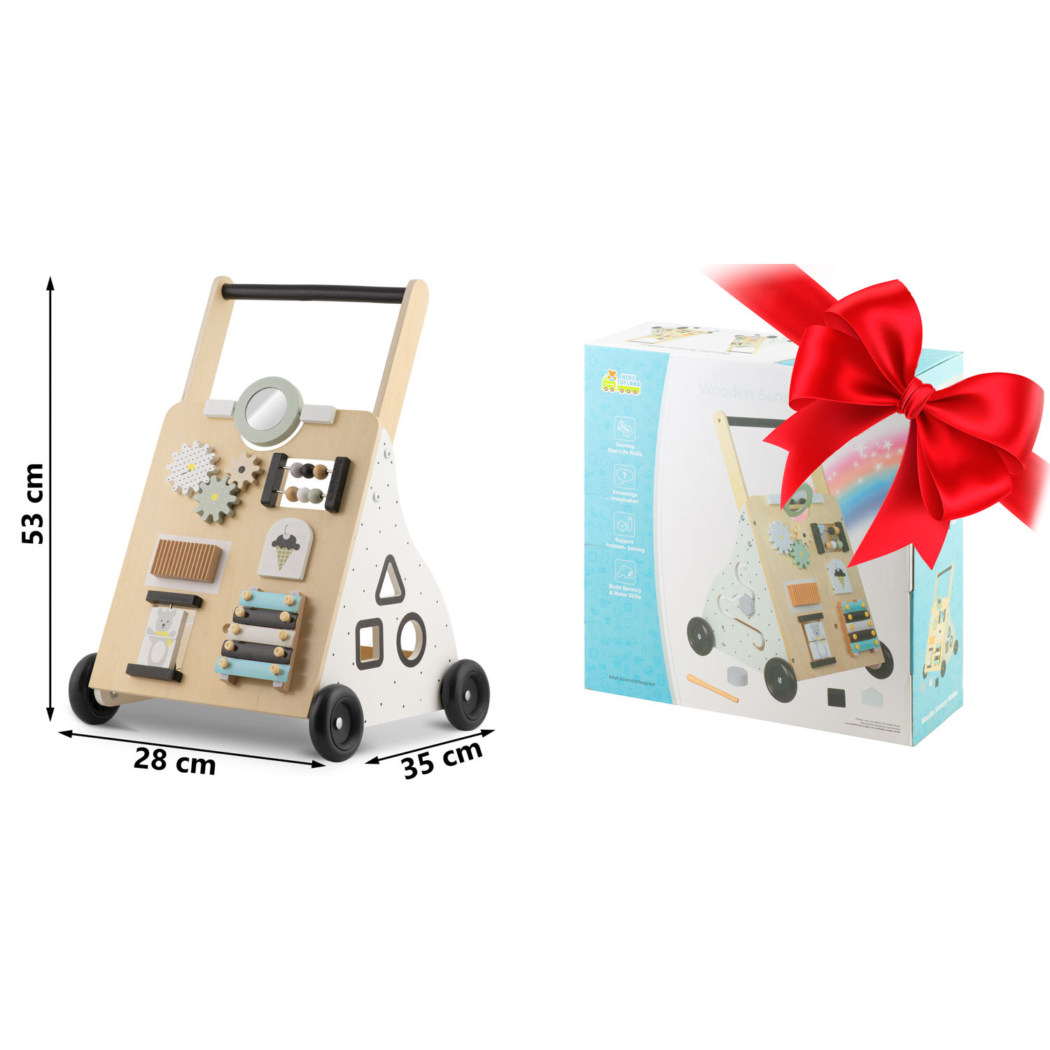 Puidust käimisratt RK-875 Ricokids - Image 7