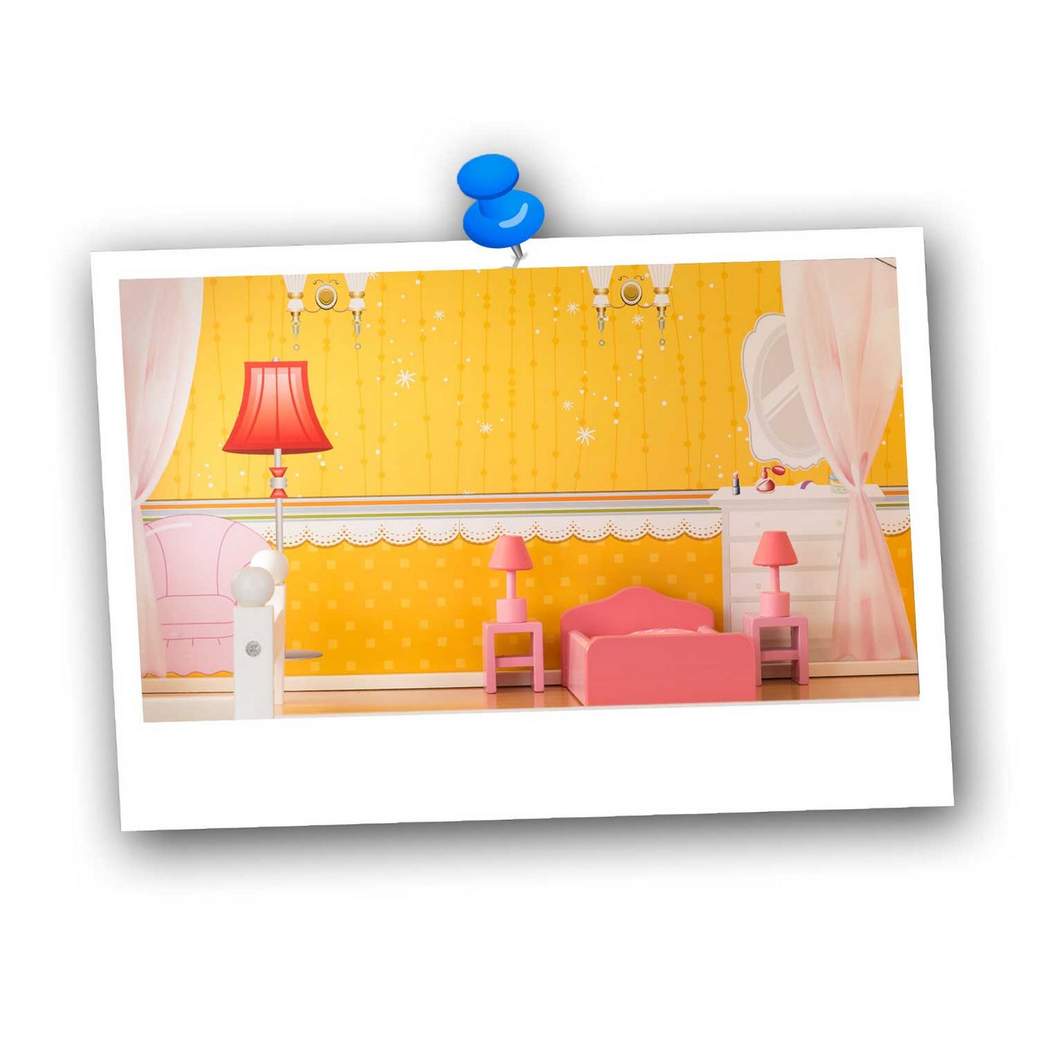 Suur kolmekorruseline puidust nukumaja + mööbel + terrass - Image 9