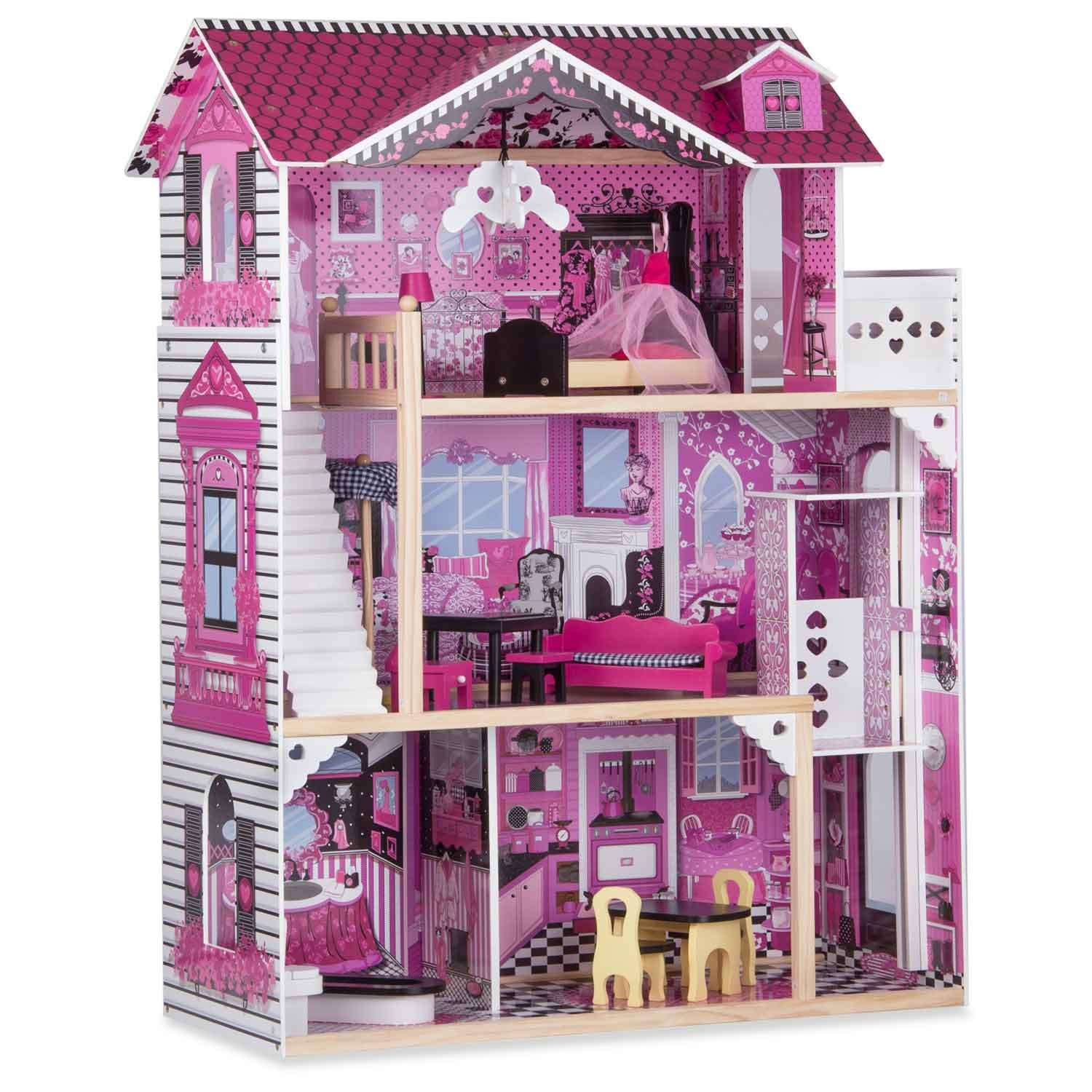 Suur kolmekorruseline puidust nukumaja liftiga - Image 2