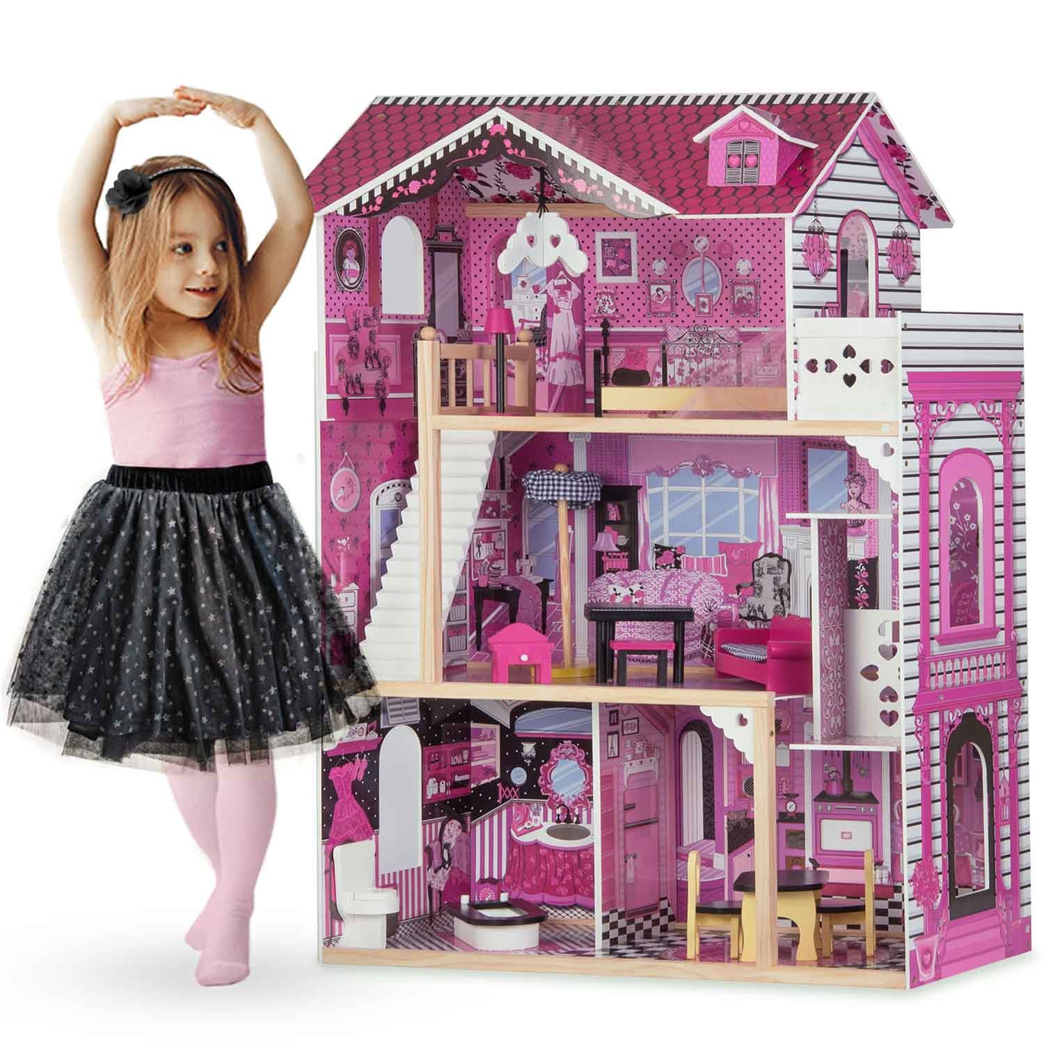 Suur kolmekorruseline puidust nukumaja liftiga - Image 8