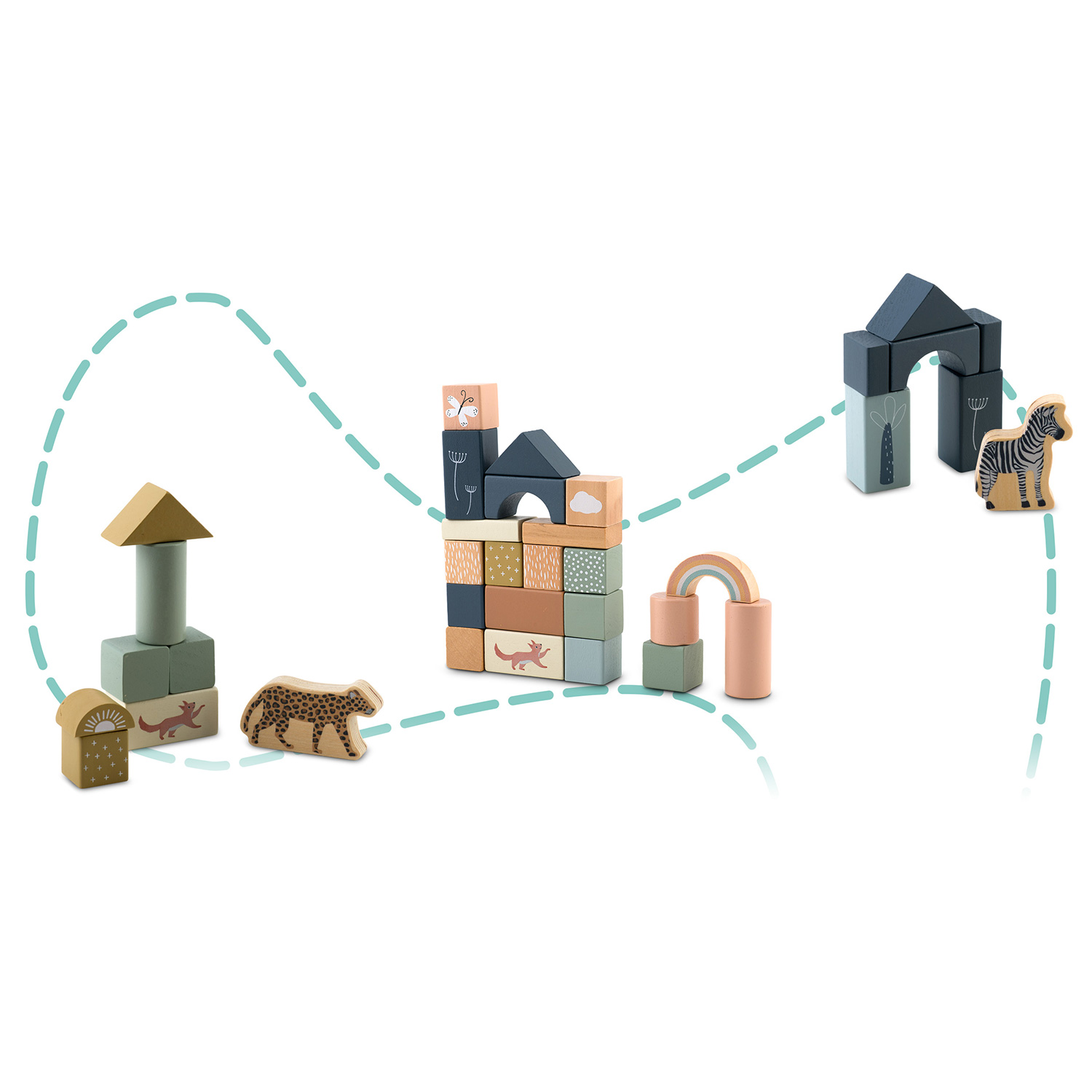 NK-858 Nukido puidust ehitusklotsid - Image 5