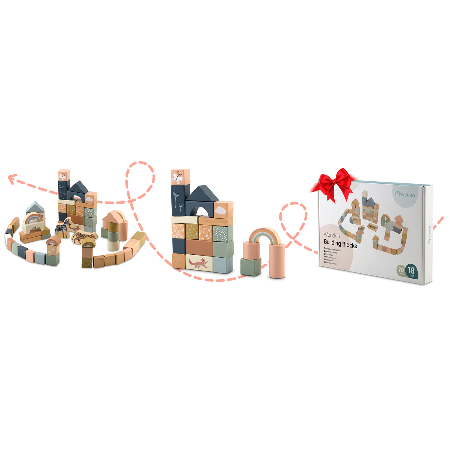 NK-858 Nukido puidust ehitusklotsid - Image 6