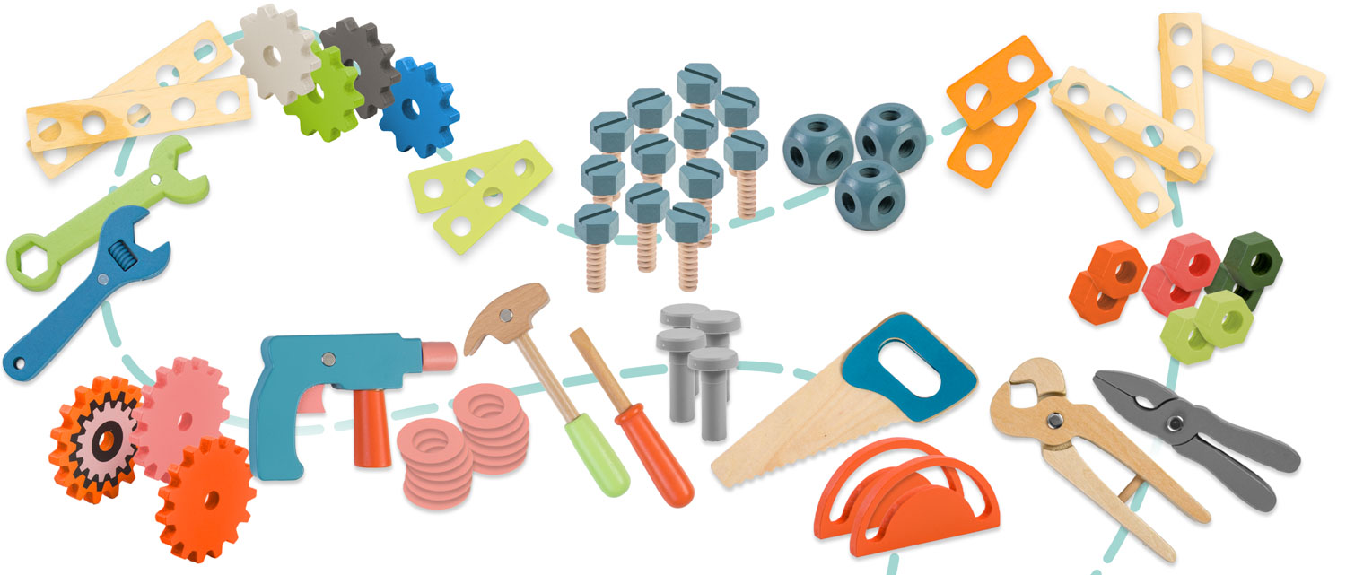 Puidust tööriistade töökoda RK-876 Ricokids - Image 7