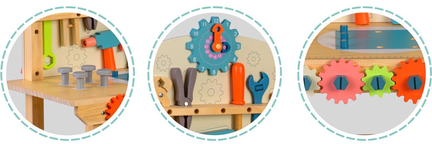 Puidust tööriistade töökoda RK-876 Ricokids - Image 8