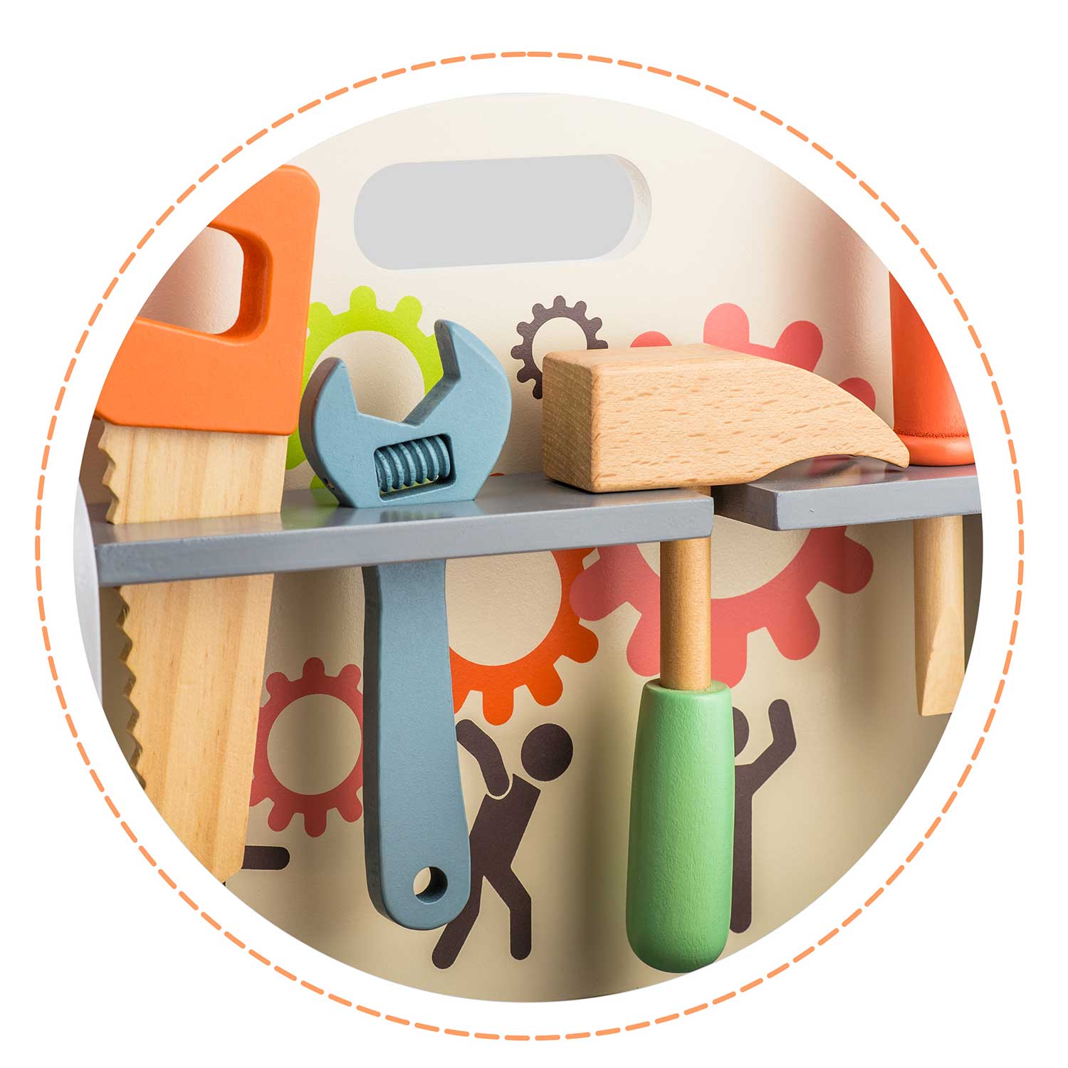 Puidust tööriistade töökoda RK-877 Ricokids - Image 7