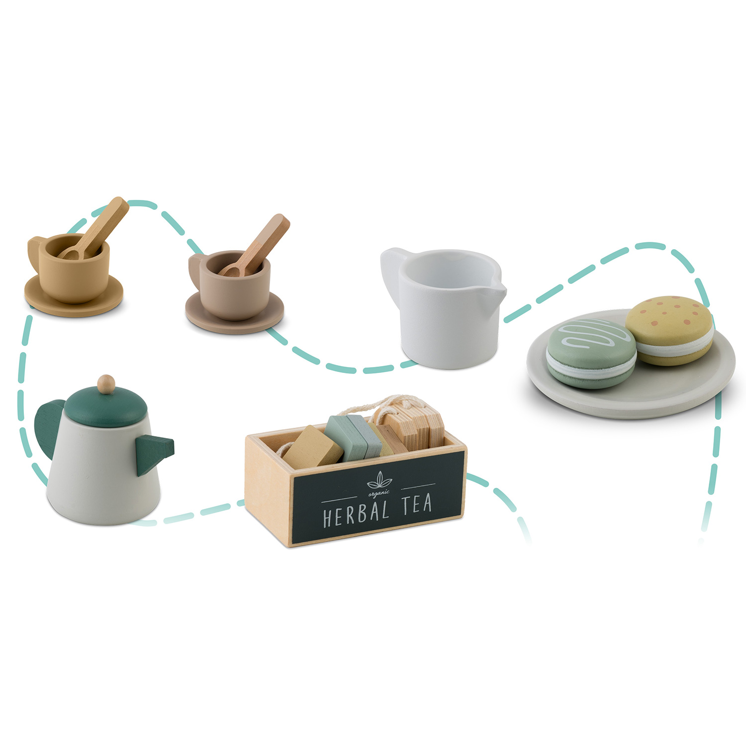 Puidust teekomplekt NK-864 Nukido - Image 7