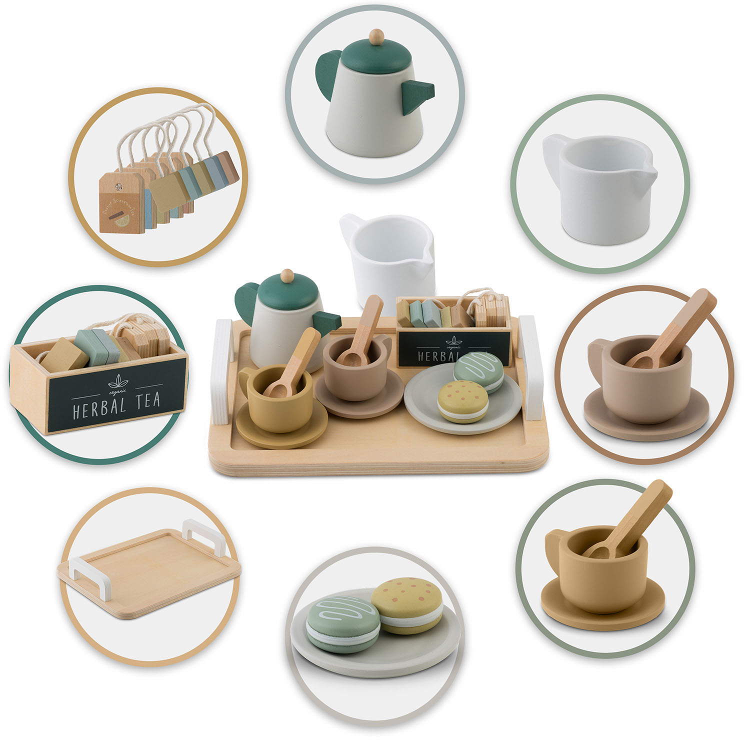 Puidust teekomplekt NK-864 Nukido - Image 8