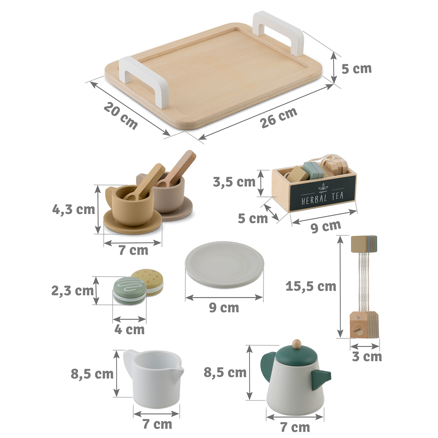 Puidust teekomplekt NK-864 Nukido - Image 5