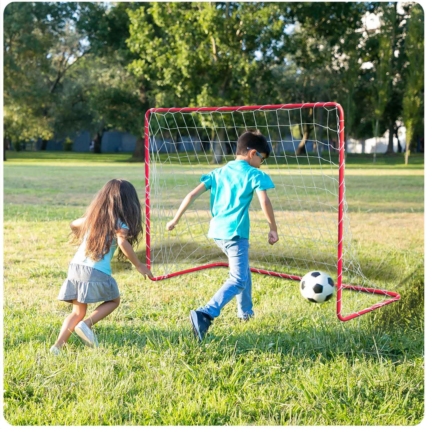 Suur jalgpalliväravate komplekt 2 Neo-Sport 183 x 122 x 61 cm - Image 8