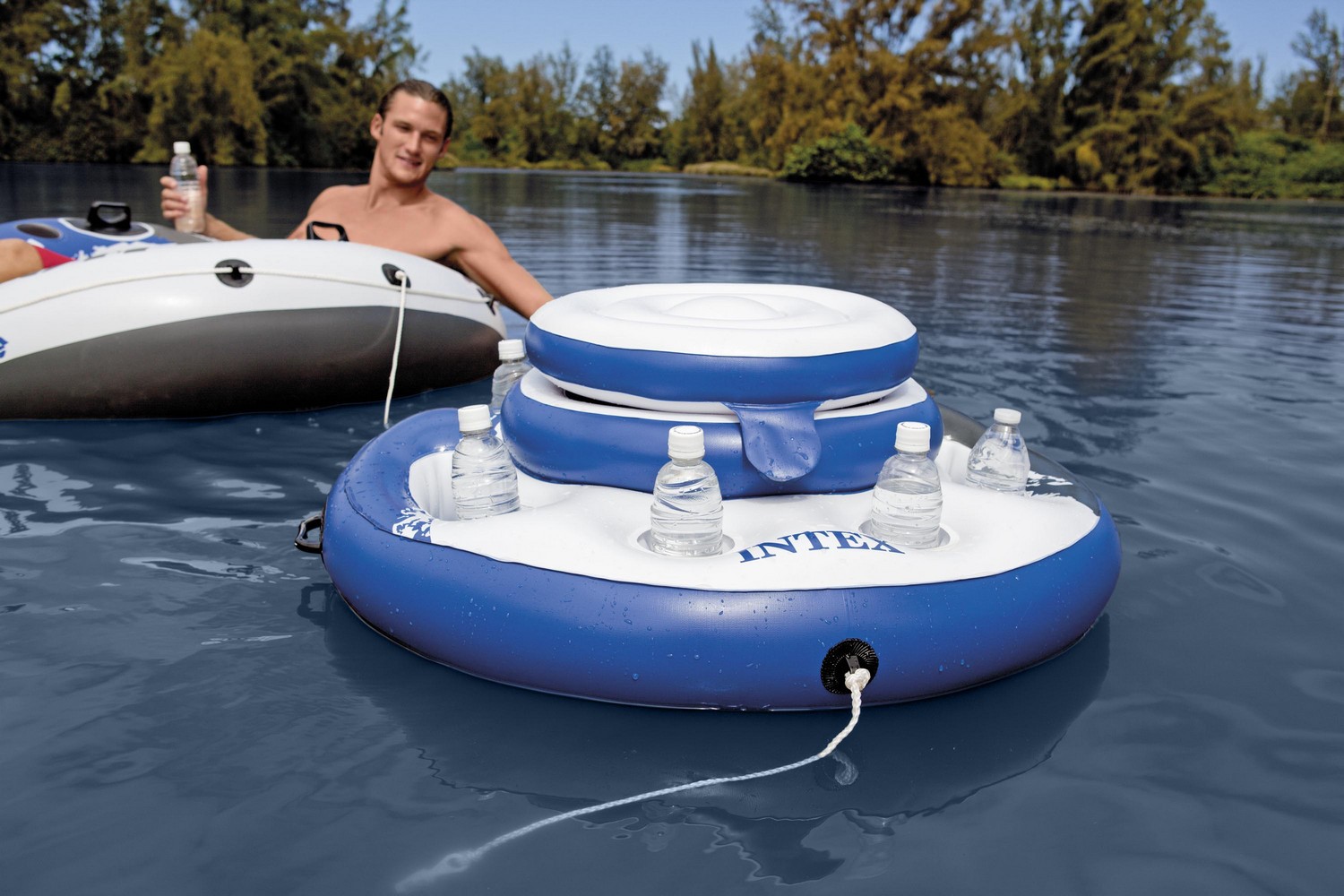 Suur ujuvkülmik basseinile läbimõõduga 89 cm INTEX 56822 - Image 3