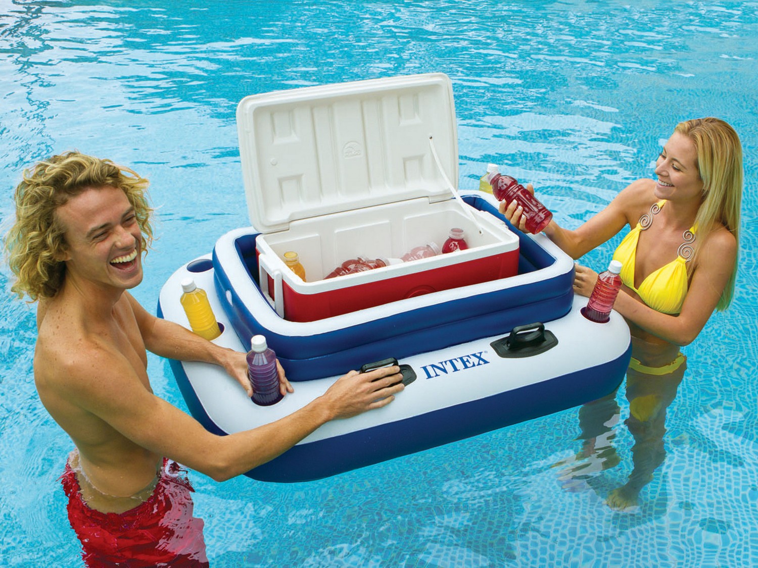 Suur ujuv basseinijahuti 122 x 97 cm INTEX 58821 - Image 4