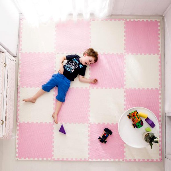 Ricokidsi suur hariduslik vahtpuslematt, roosa ja valge - Image 5