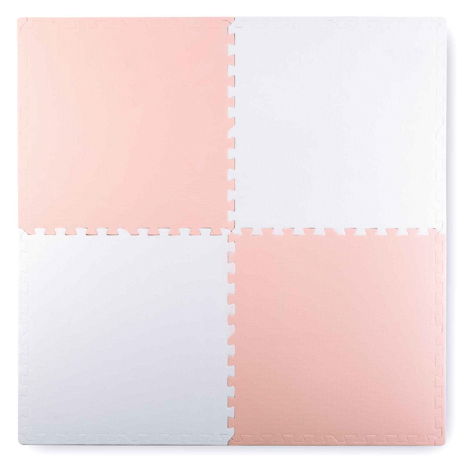 Ricokidsi suur vahtpuslematt 60x60 cm 4 tk virsiku ja valge värvi - Image 2