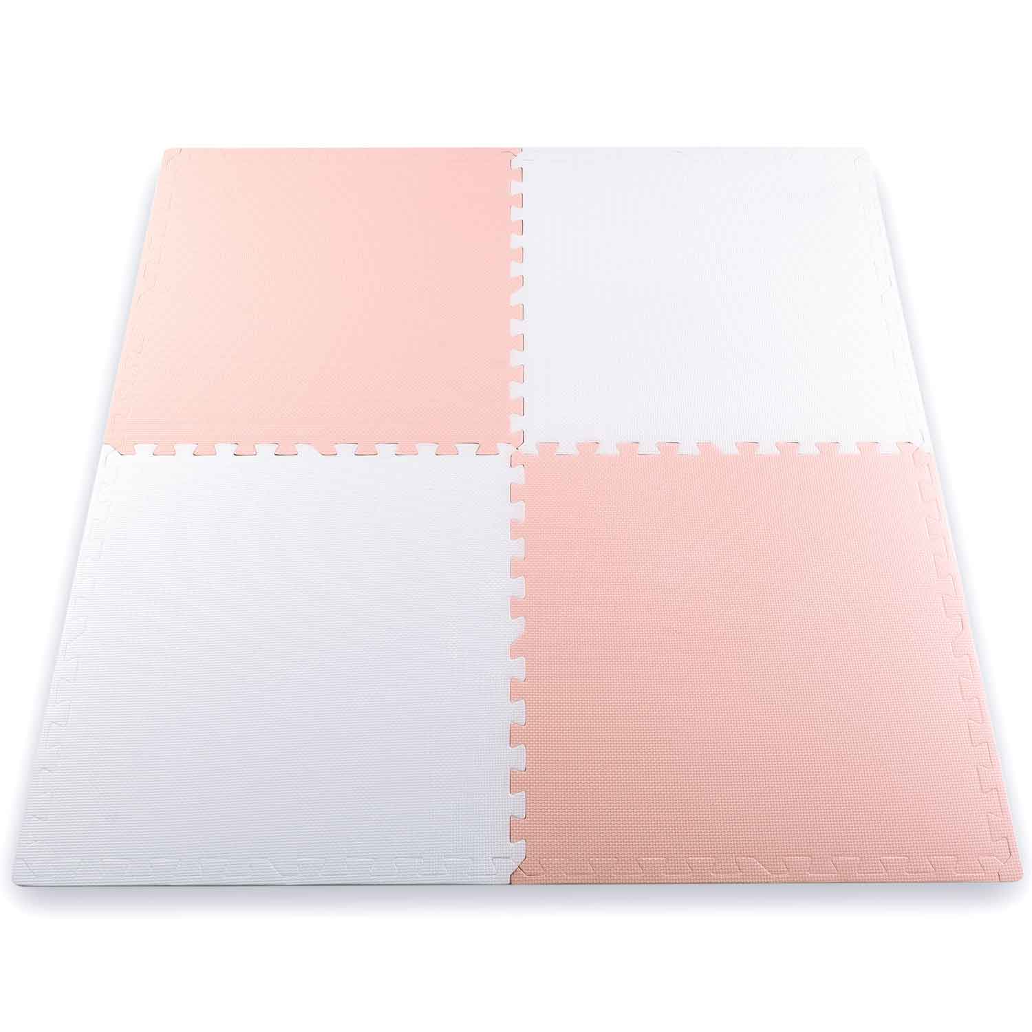 Ricokidsi suur vahtpuslematt 60x60 cm 4 tk virsiku ja valge värvi - Image 8