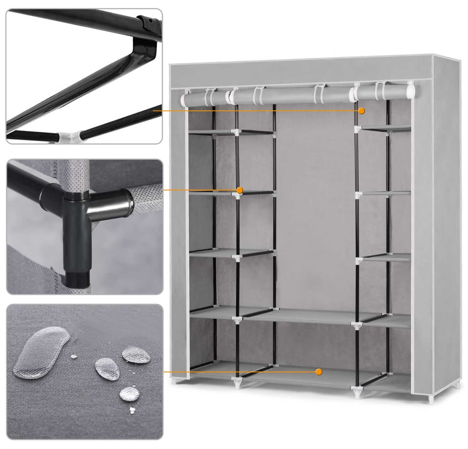 Suur Massido tekstiilist riidekapp - hall - Image 3