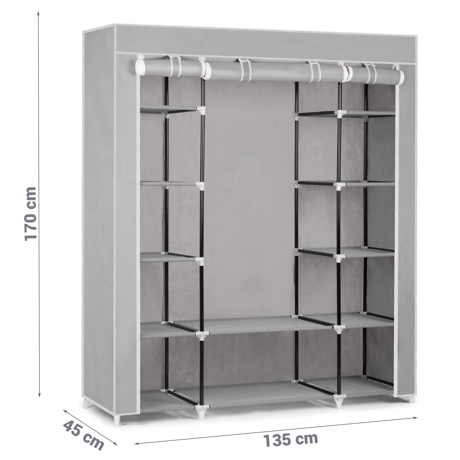 Suur Massido tekstiilist riidekapp - hall - Image 4