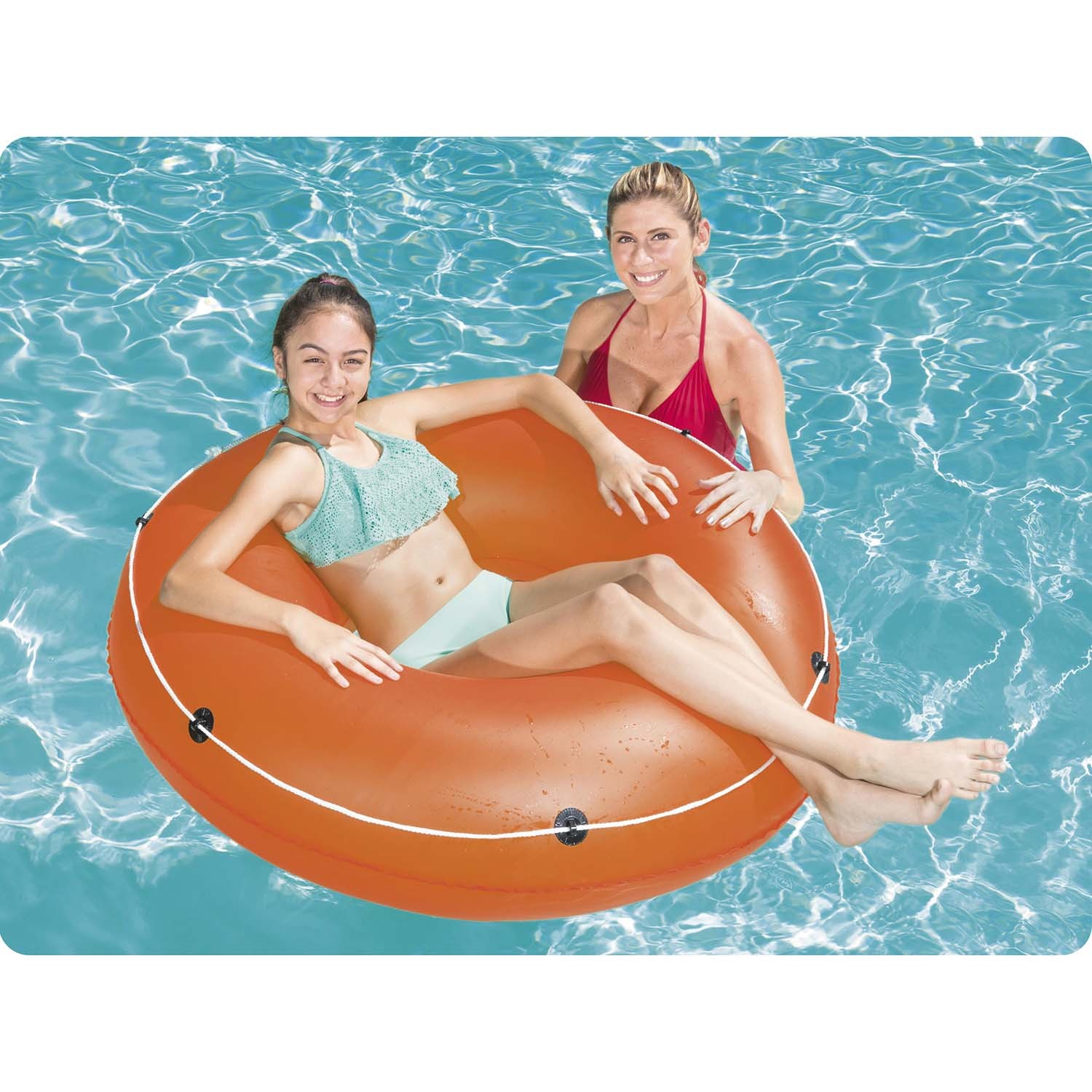 Suur oranž ujumisrõngas 119 cm Bestway 36120 - Image 3
