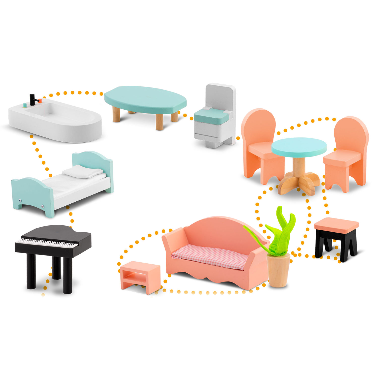 Suur puidust nukumaja 3-korruseline Ricokids RK-878 - Image 6