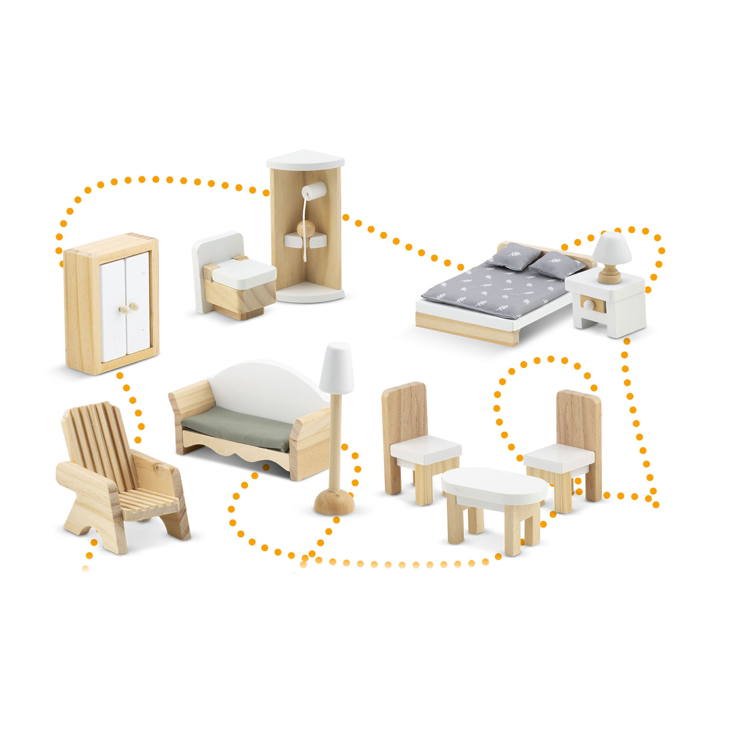 Suur puidust nukumaja 3-korruseline Ricokids RK-878 - Image 6