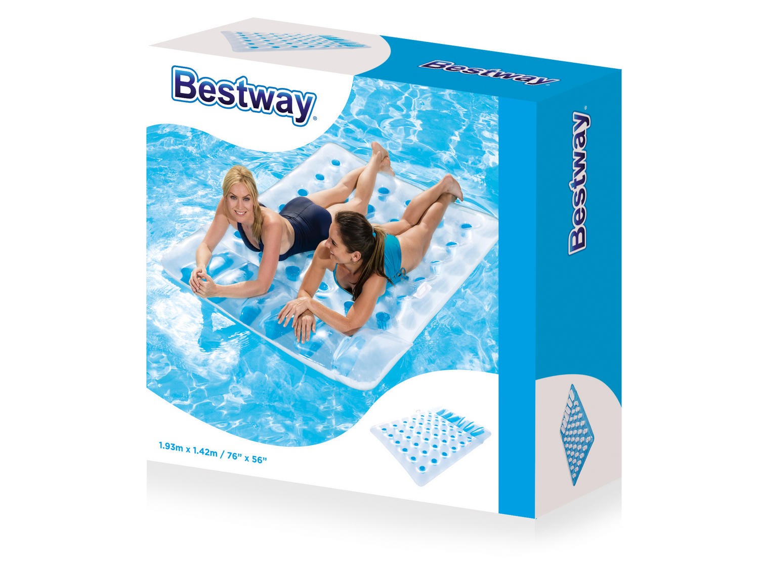 Suur rannamadrats kahele inimesele 193 x 142 cm Bestway 43055 - Image 10