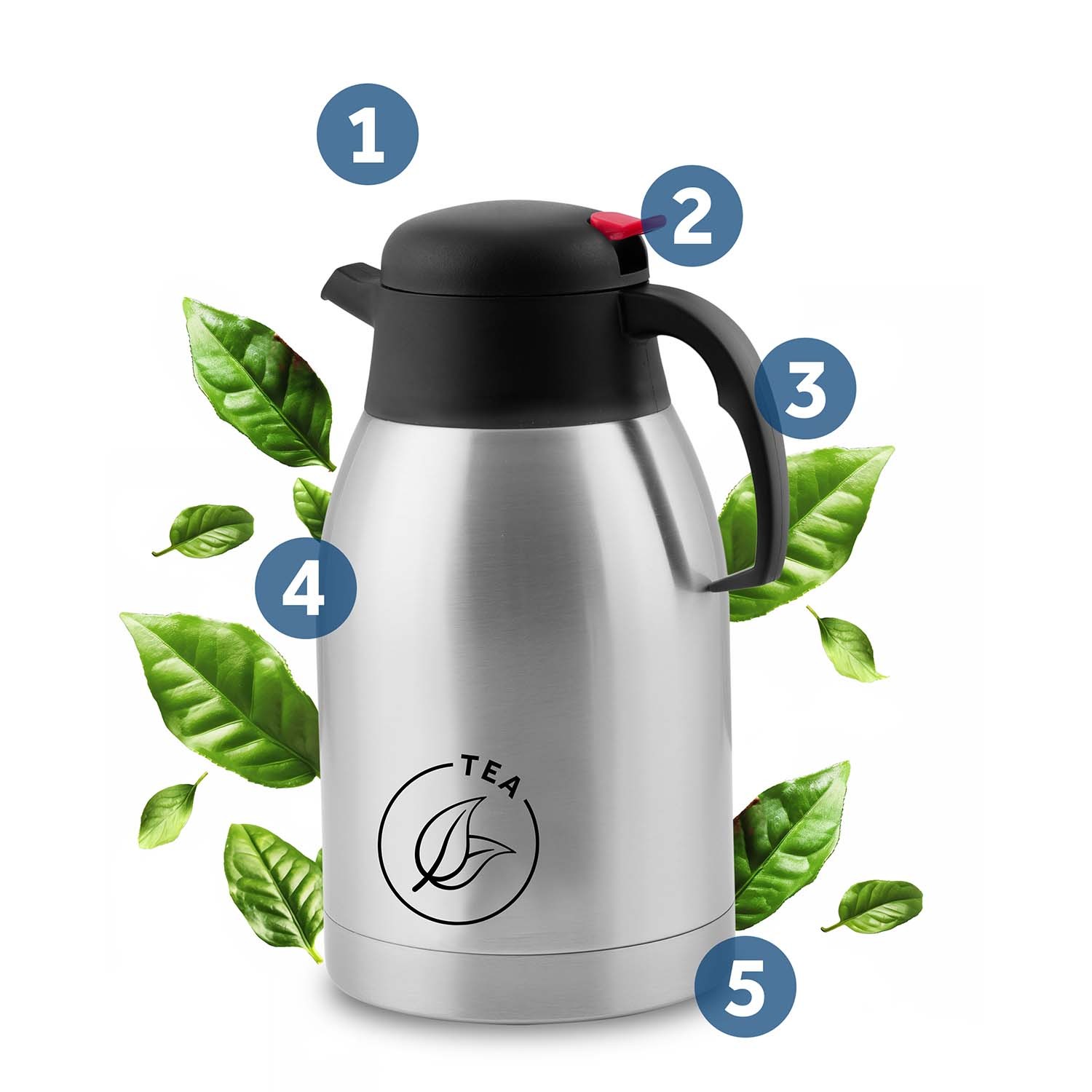 Berdsen BD-780 2L vaakum-teekann - Image 8