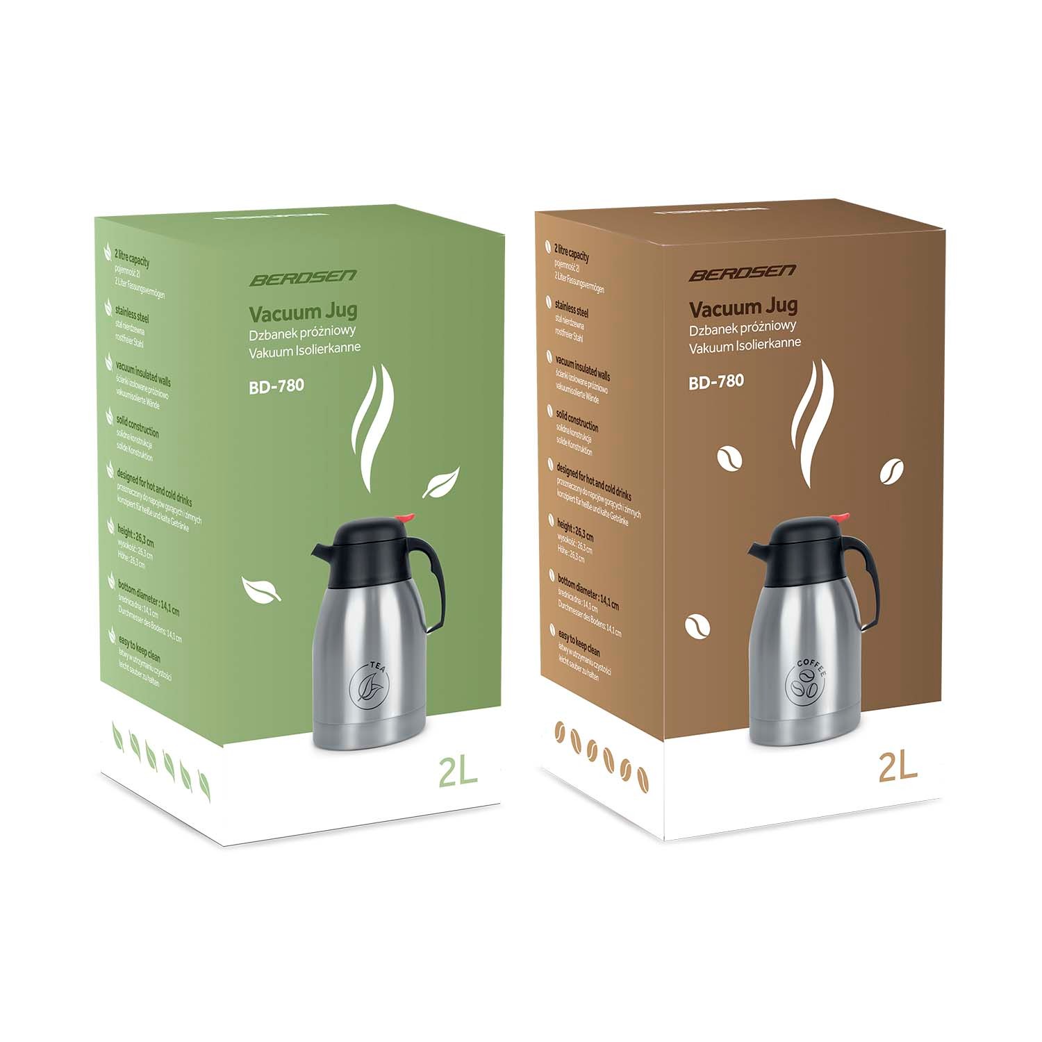 Berdsen BD-780 kohvi ja tee termoskannu komplekt (2 tk) - Image 3