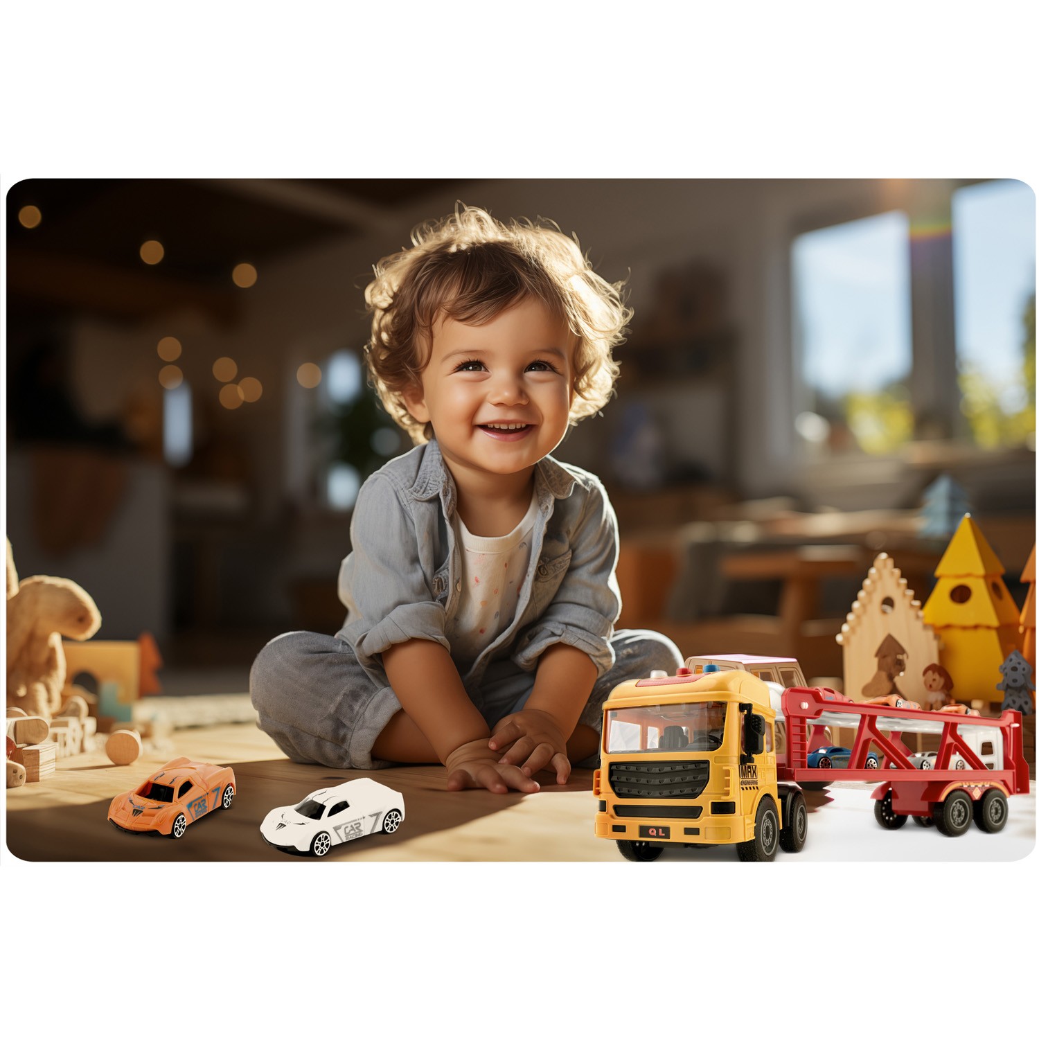 Hariv mänguveok + 5 autot RK-760 Ricokids - Image 14