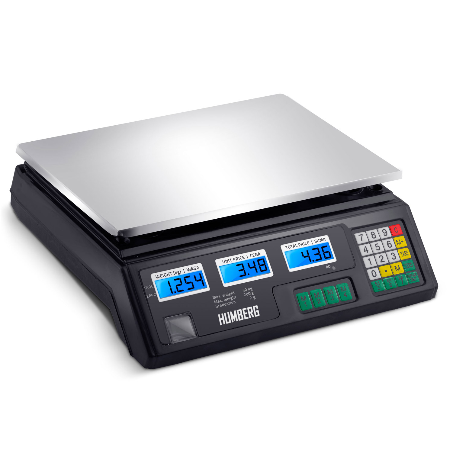 Humberg MH-190 40 kg elektrooniline poekaal - Image 4