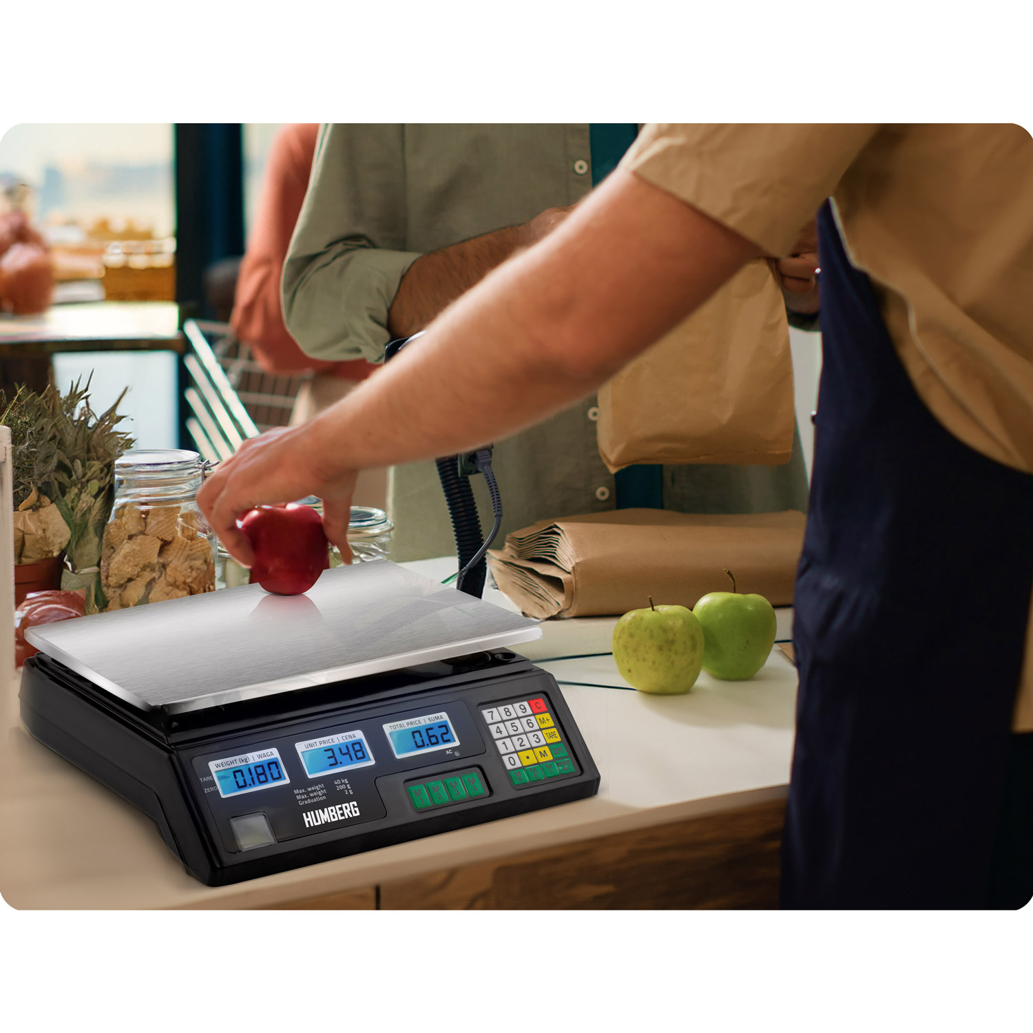 Humberg MH-190 40 kg elektrooniline poekaal - Image 8