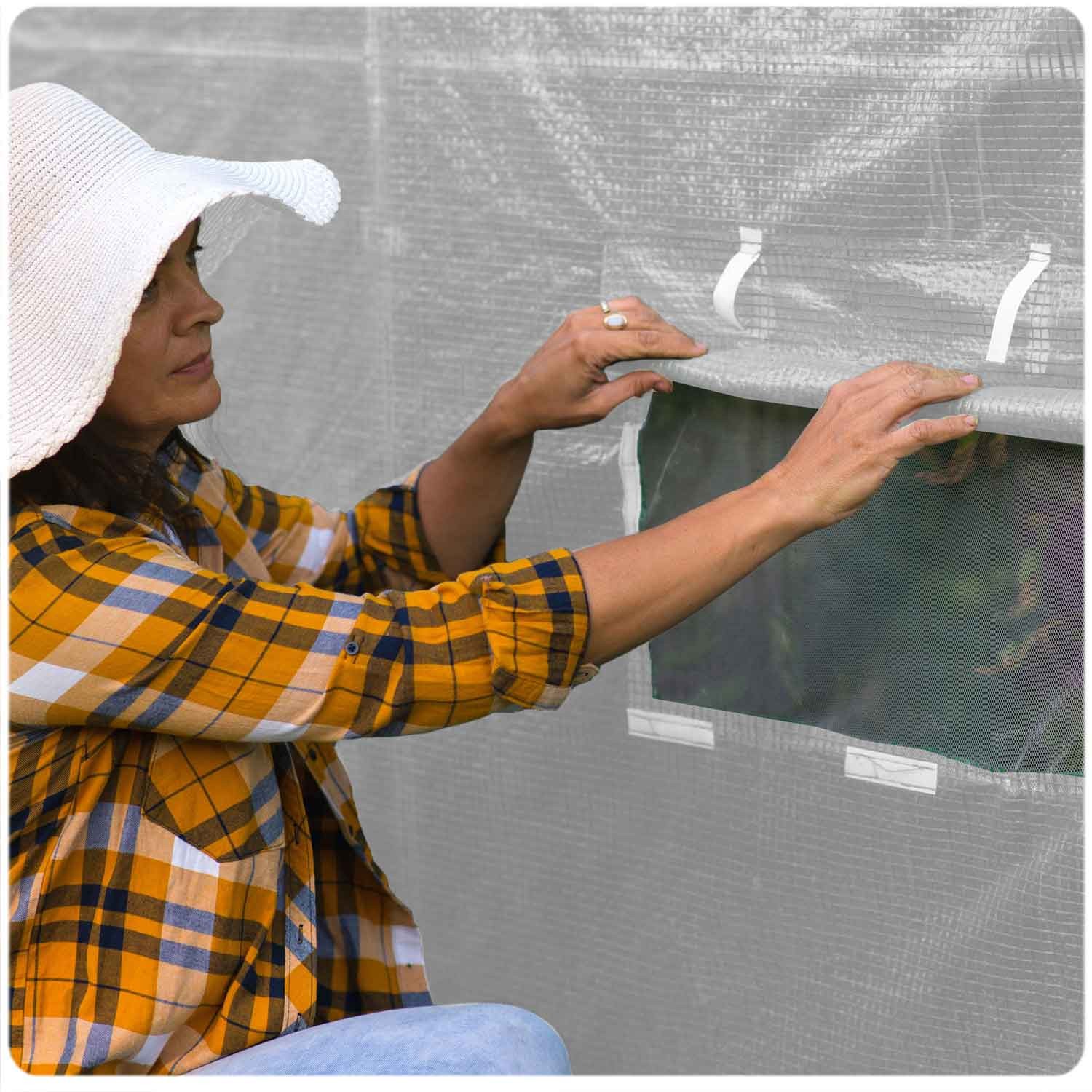 Aiatunneli foolium 3x6m (18m2) valge Plonos - Image 3