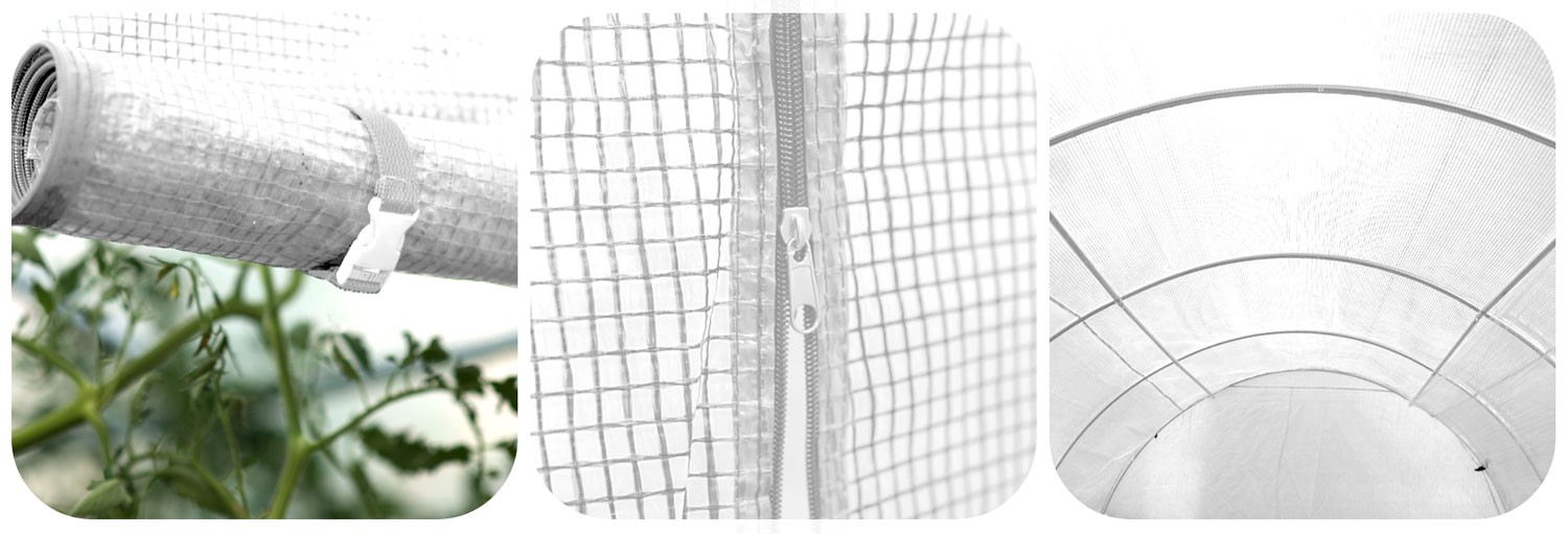 Aiatunneli foolium 3x6m (18m2) valge Plonos - Image 6