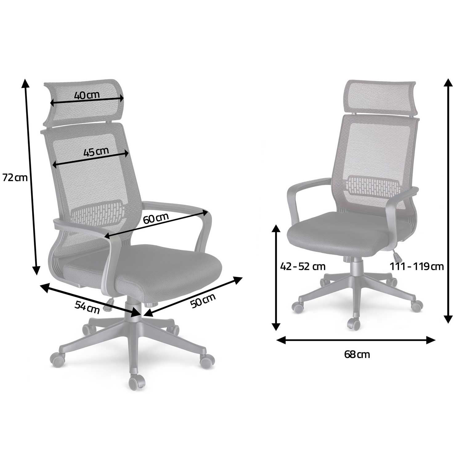 Nosbergi mikrovõrgust pöörlev kontoritool - kallutusmehhanism - Image 8