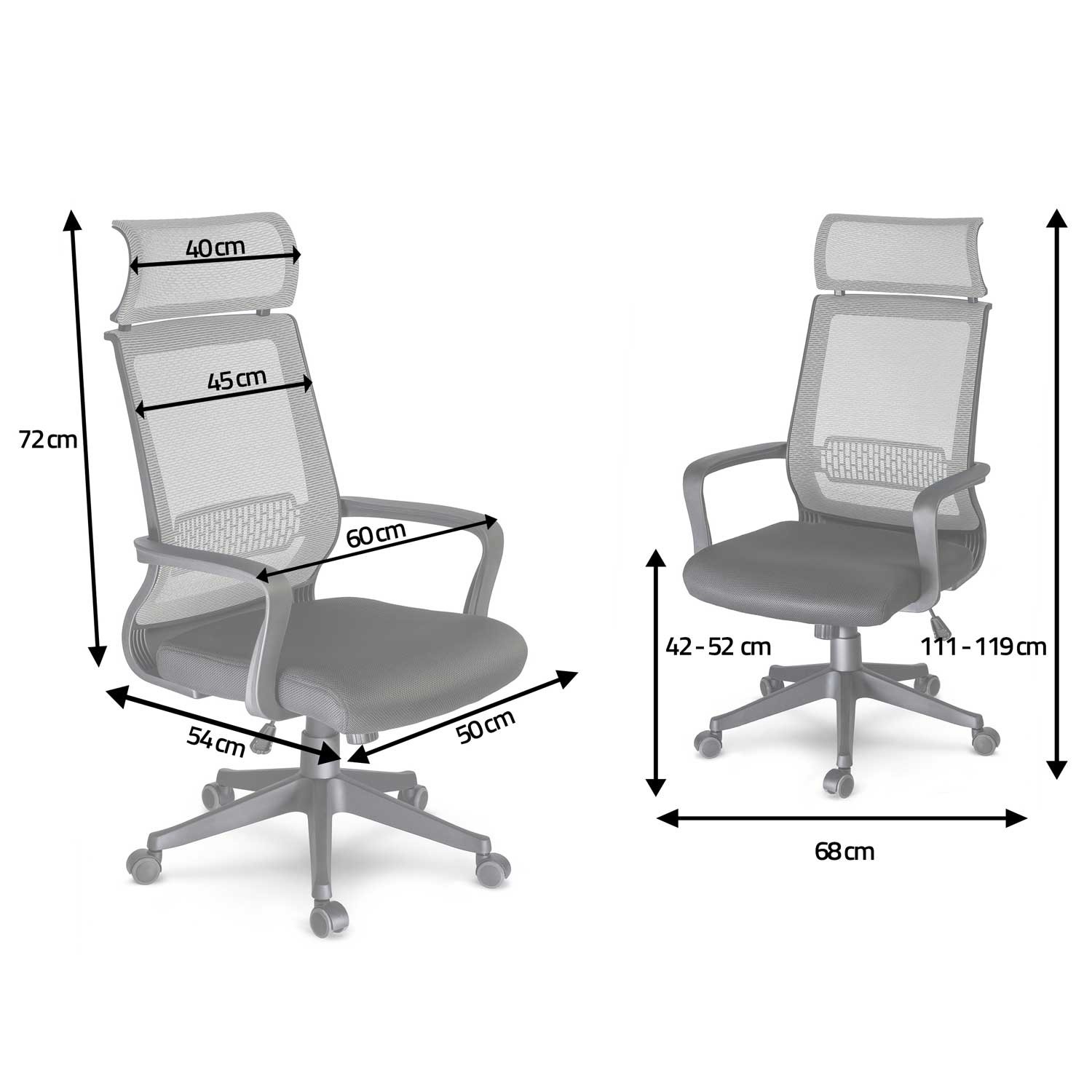 Nosbergi mikrovõrgust pöörlev kontoritool - kallutusmehhanism - Image 11