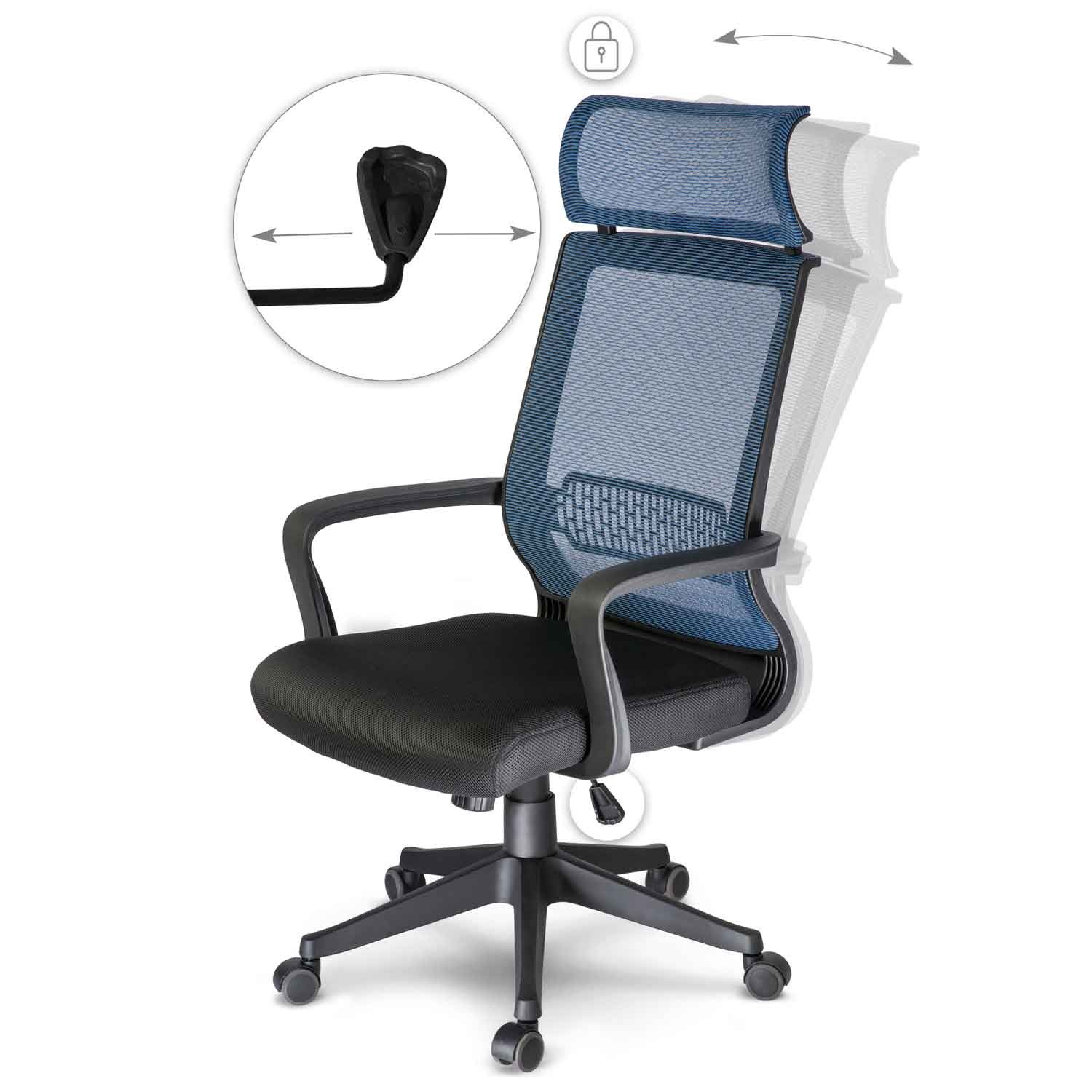 Nosbergi mikrovõrgust pöörlev kontoritool - kallutusmehhanism - Image 8